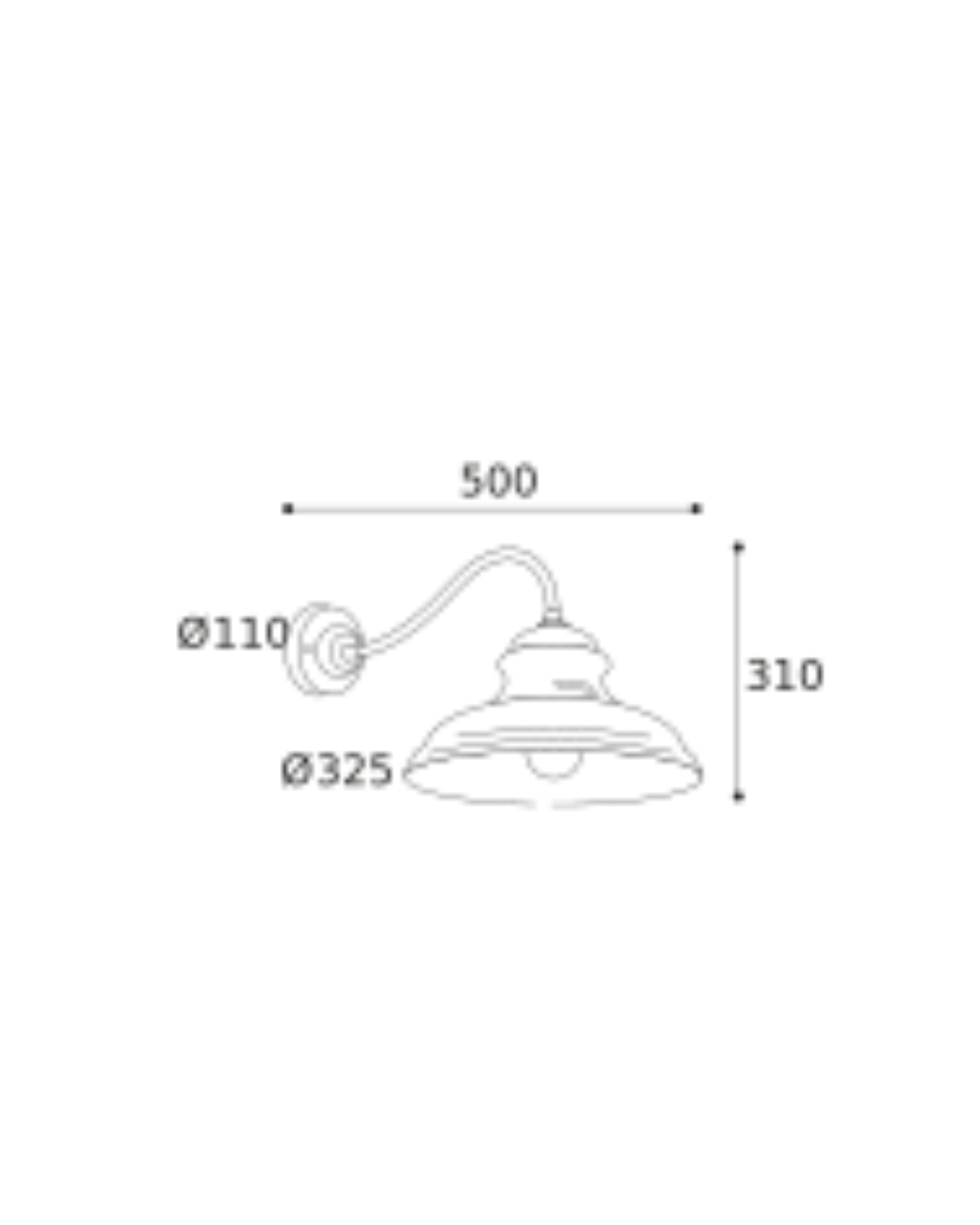 Mill Curve Wall Light
