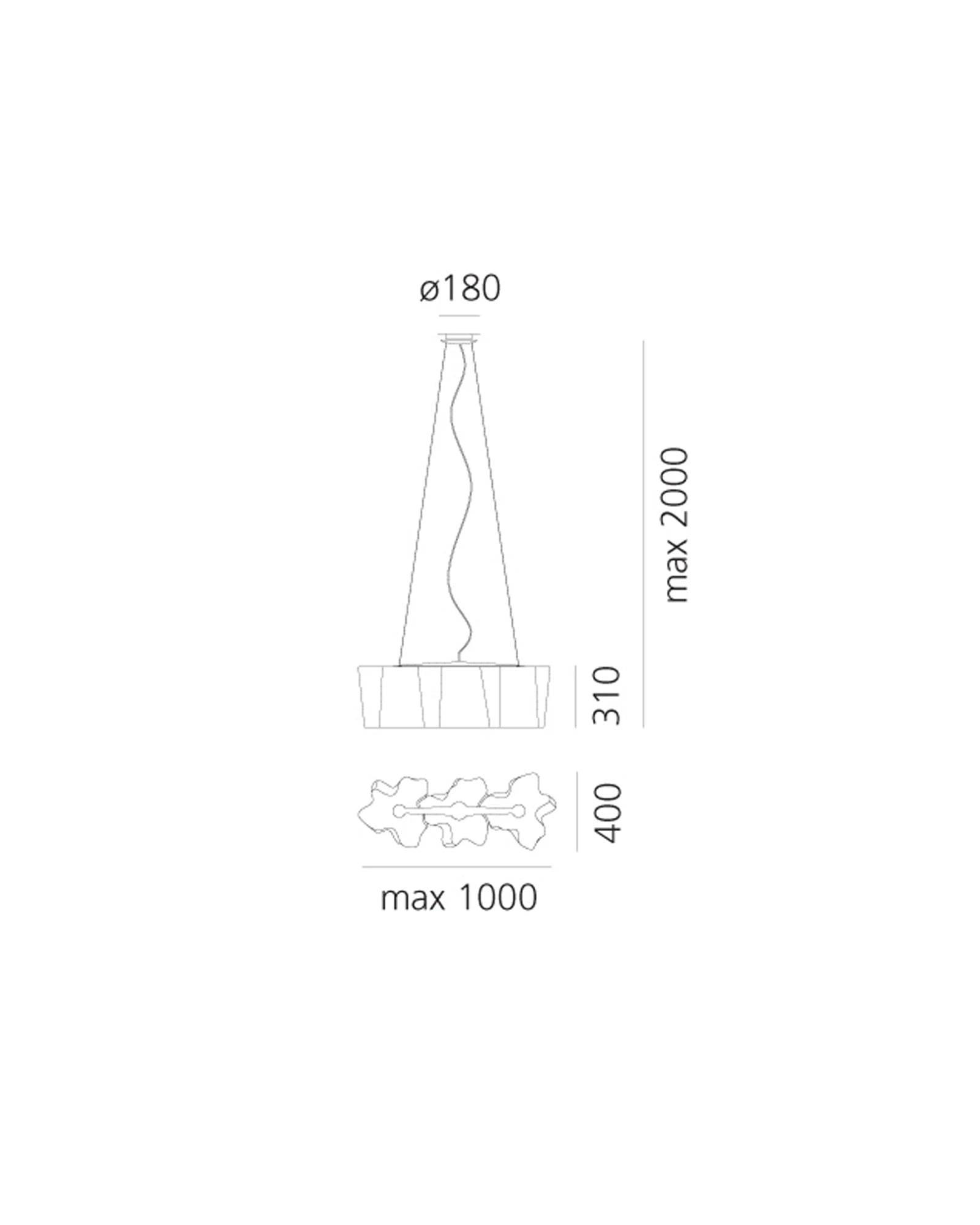 Logico 3lt Pendant Light