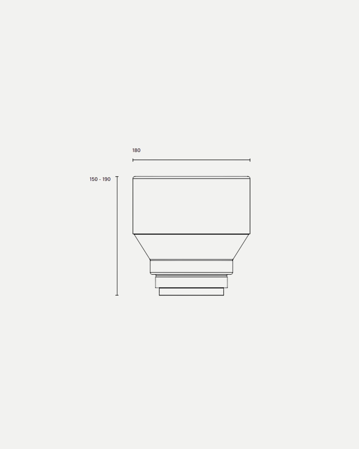 Accent 100 (DALI) Type 1 Fixed Trimless Concrete Downlight IP20