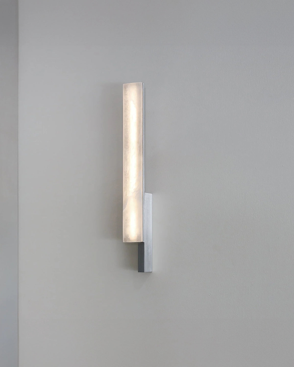 Alabaster Bloc Wall Light