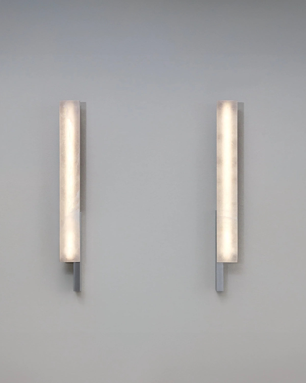 Alabaster Bloc Wall Light