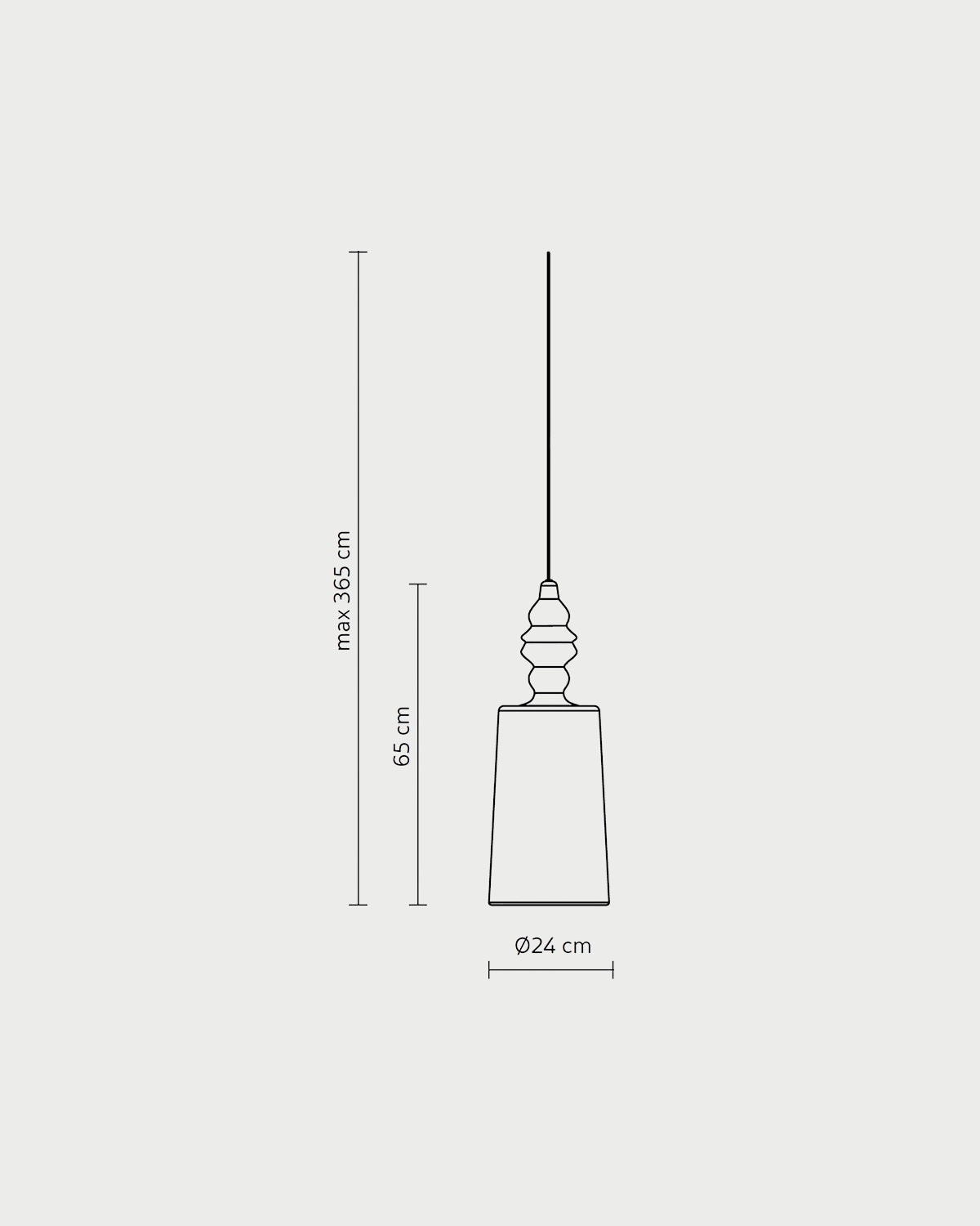 Alibaglass Pendant Light