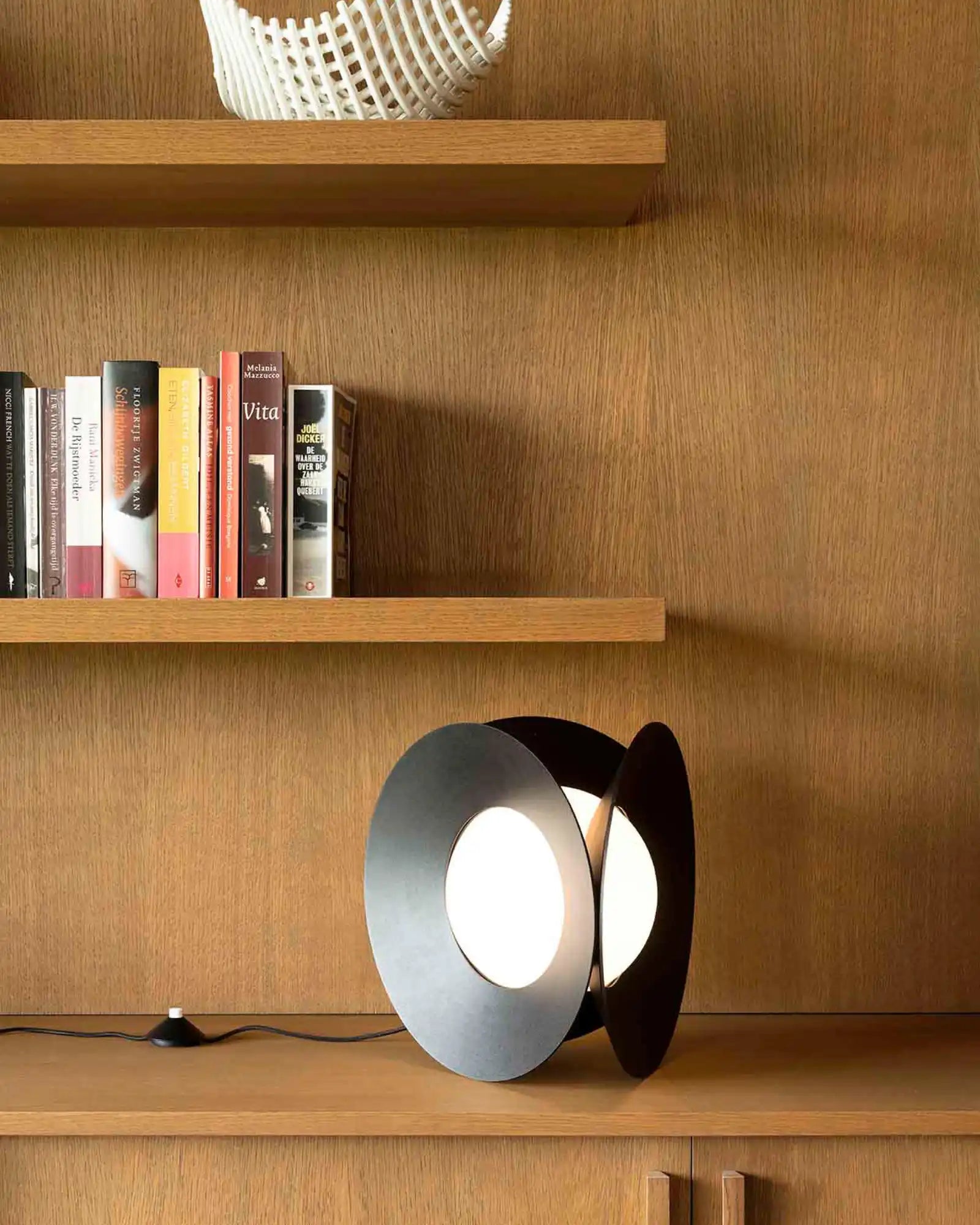 Armen Table Lamp by DCW Editions featured within a contemporary home office | Nook Collections