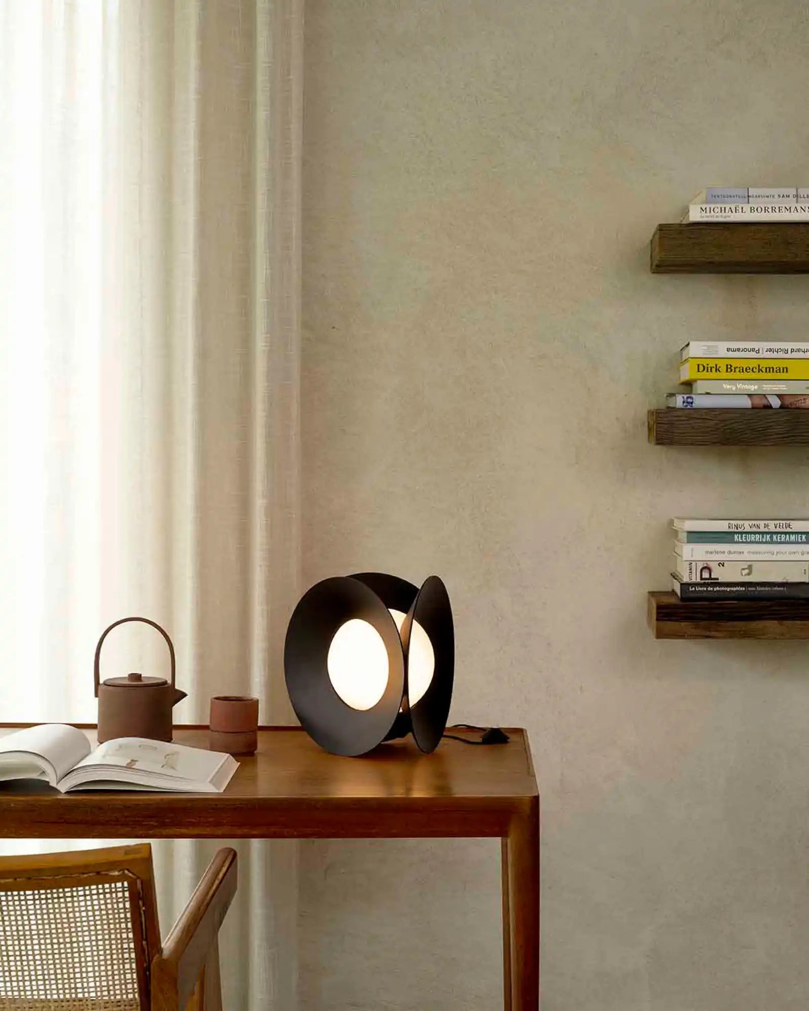 Armen Table Lamp by DCW Editions featured within a contemporary home office | Nook Collections