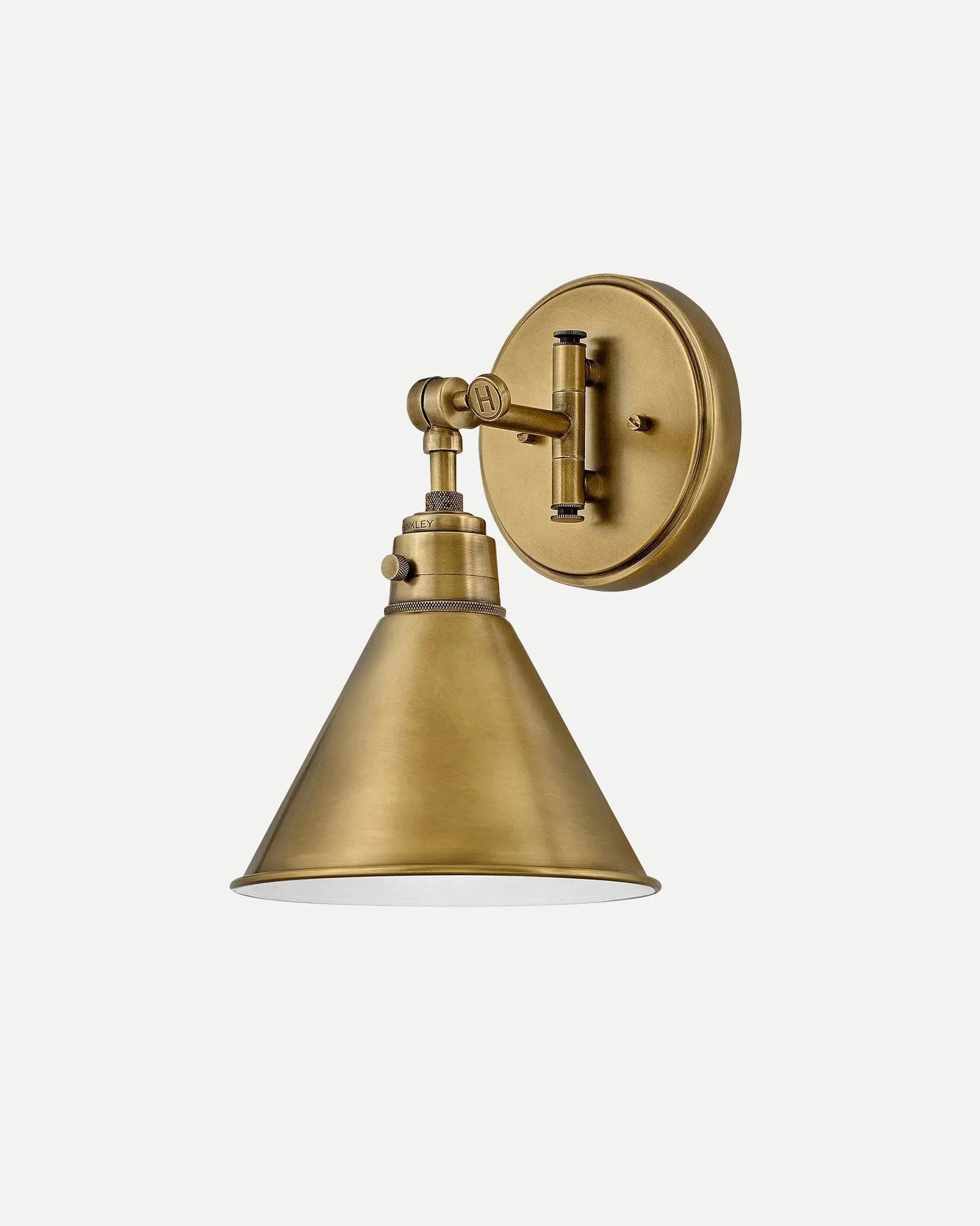 Arti Wall Light in brass by Hudson Valley - Hinkley Lighting at Nook Collections 