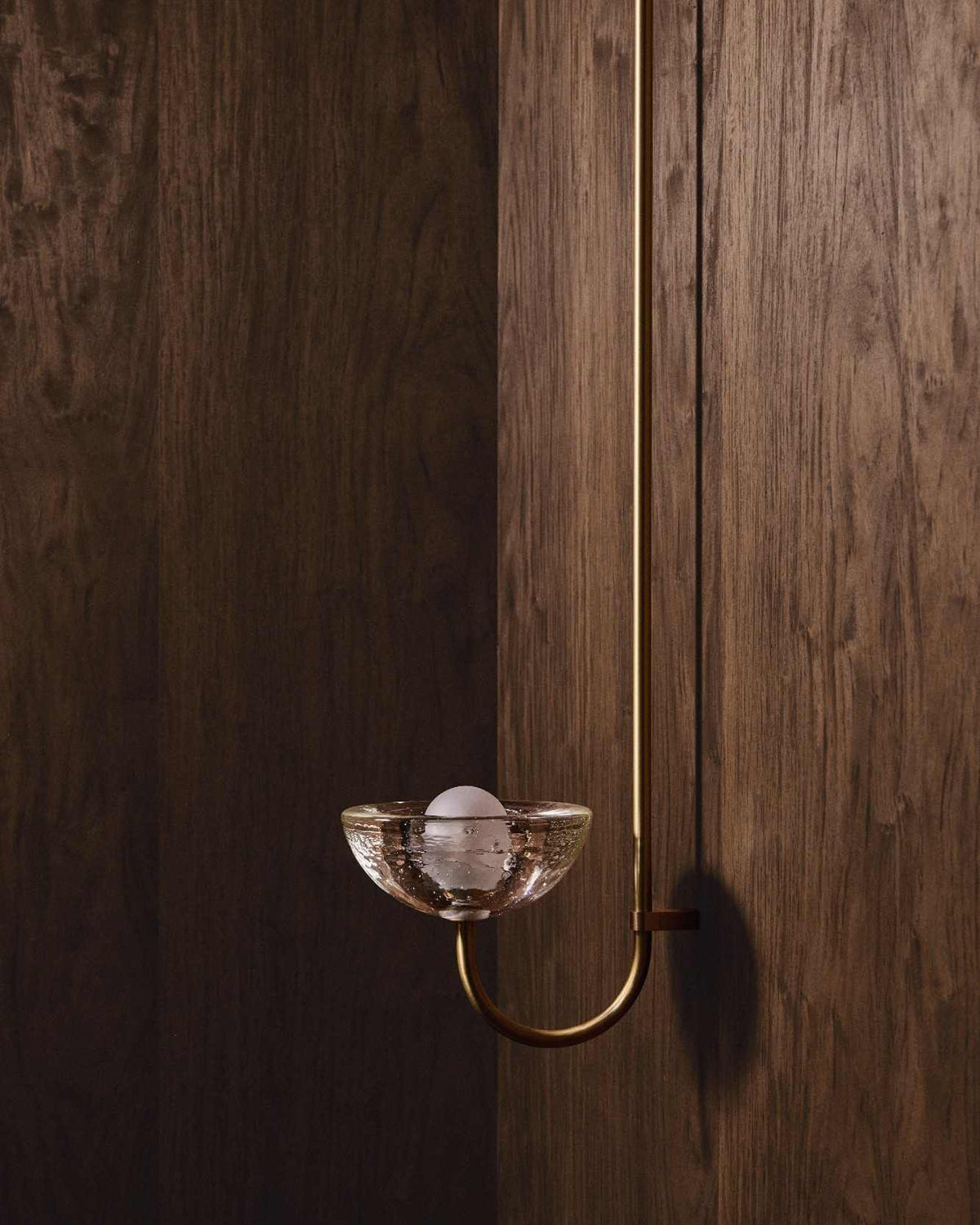Aurelia Wall Light, Cast Glass