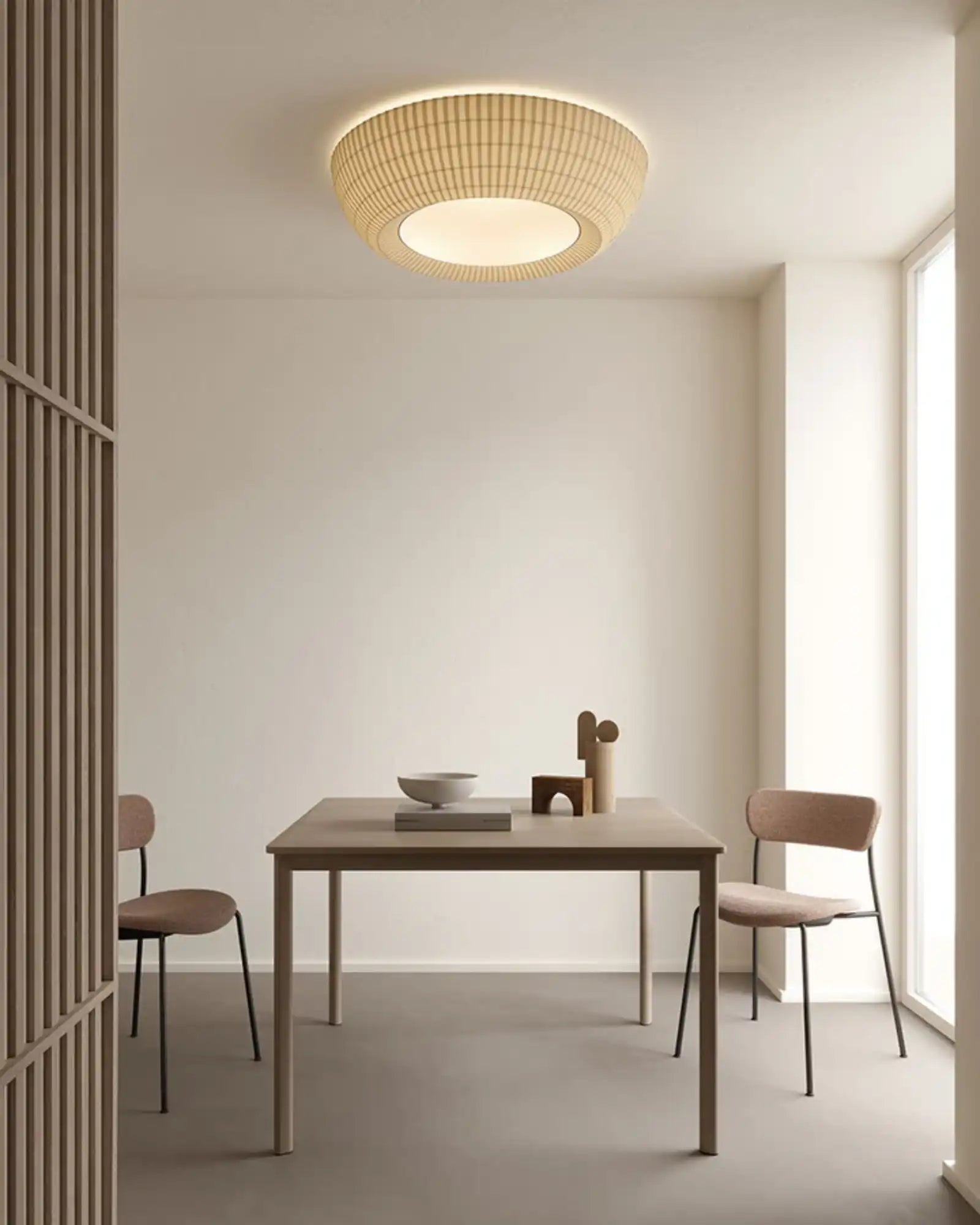 Bell Ceiling Light by Axo Light featured in a modern minimalist dining room | Nook Collections