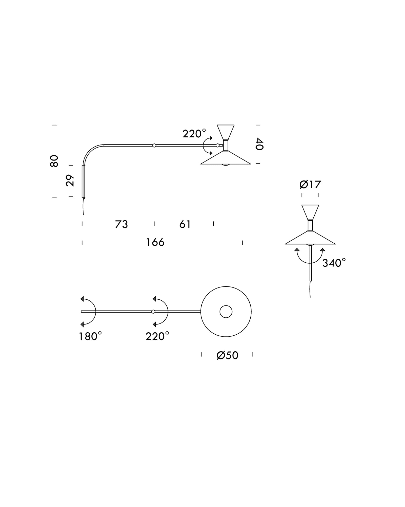 Lampe de Marseille Wall Light