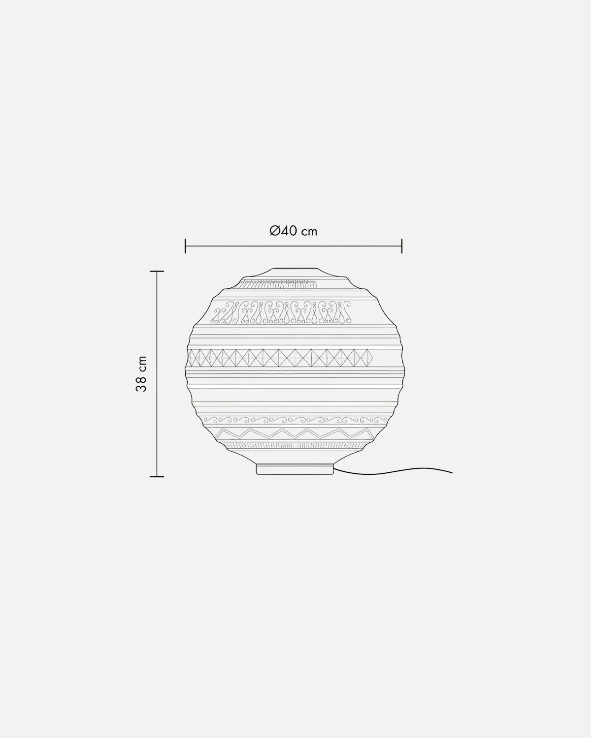Braille Table Lamp