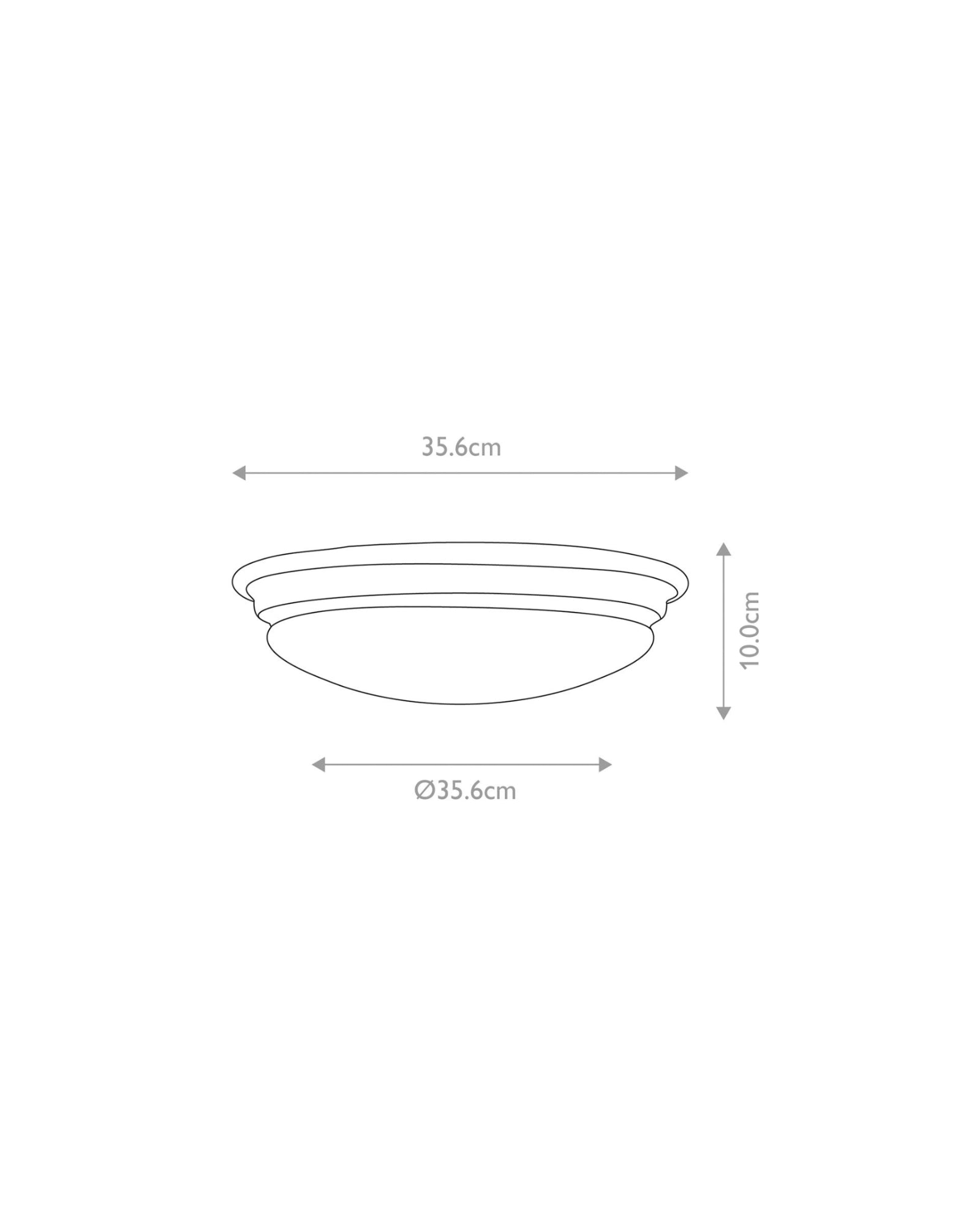 Brompton Flush Ceiling Light