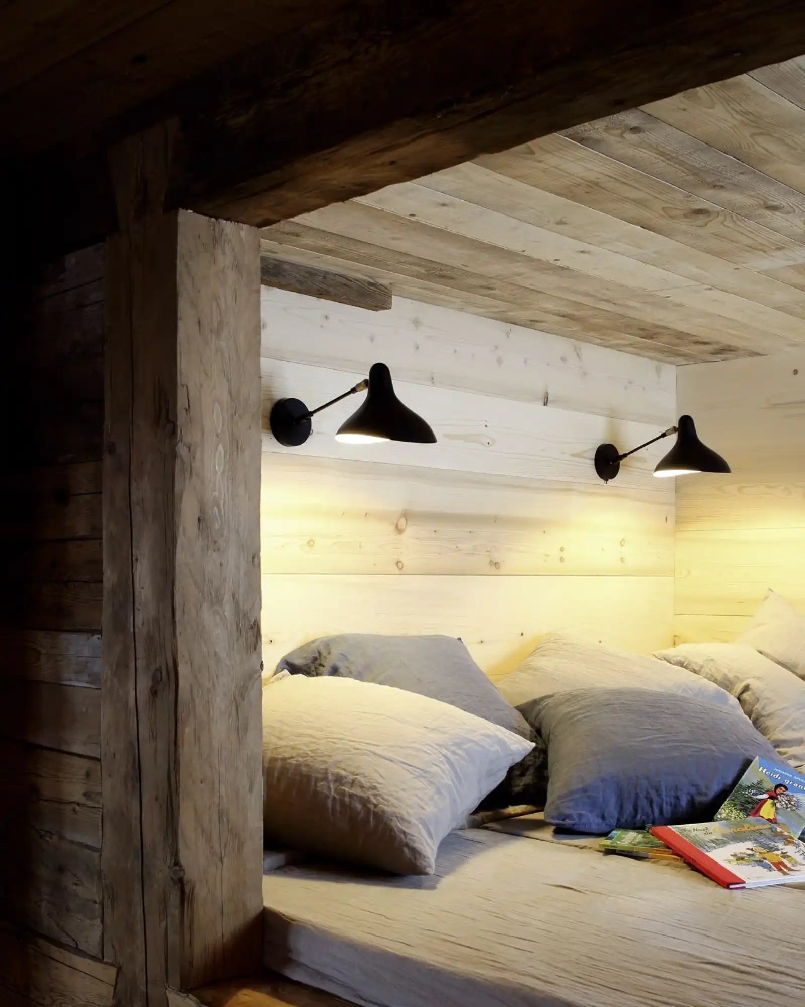 Bs5 Wall Light by DCW Editions featured within a cabin room | Nook Collections