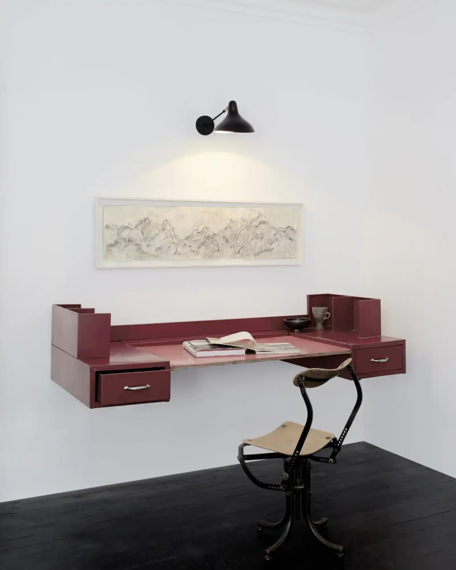 Bs5 Wall Light by DCW Editions featured within a contemporary study room | Nook Collections