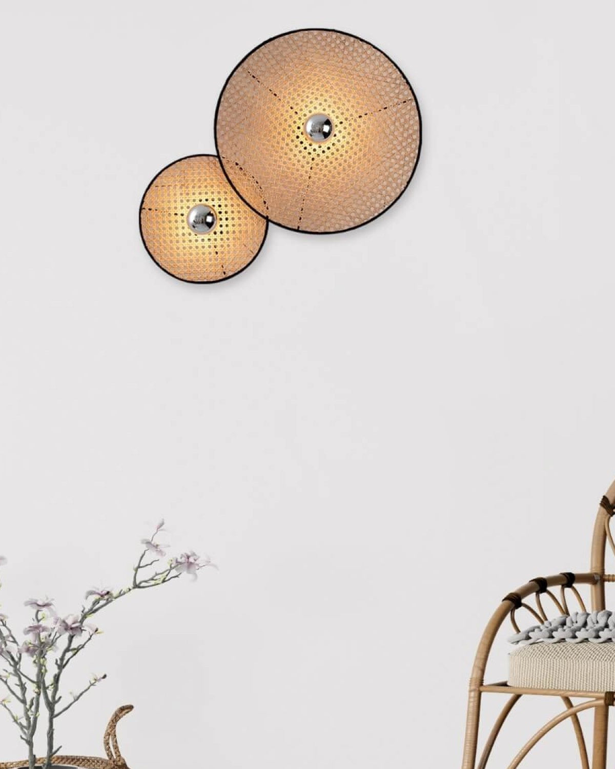 Bush Black Wall Light