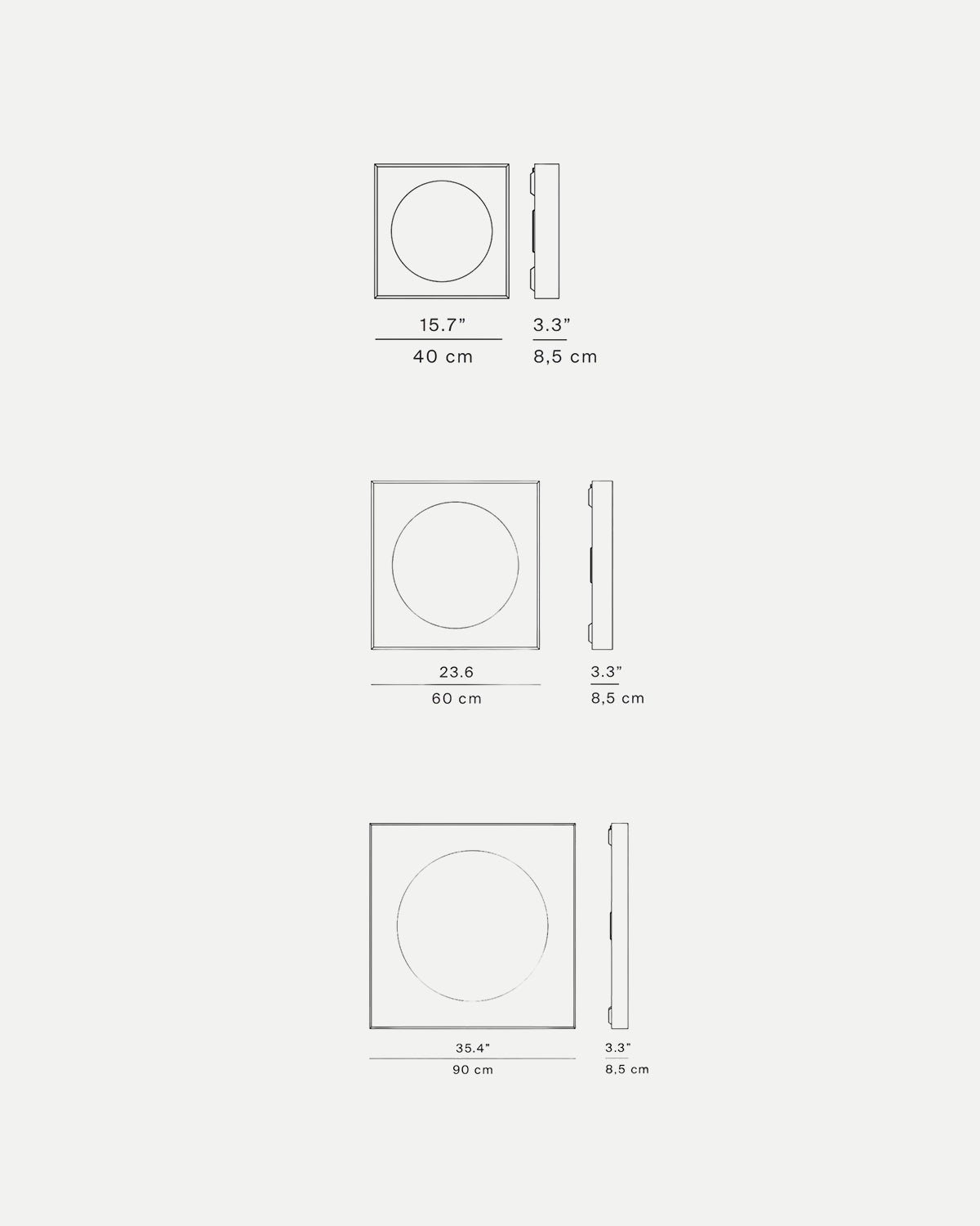 Cassette Ceiling/Wall Light