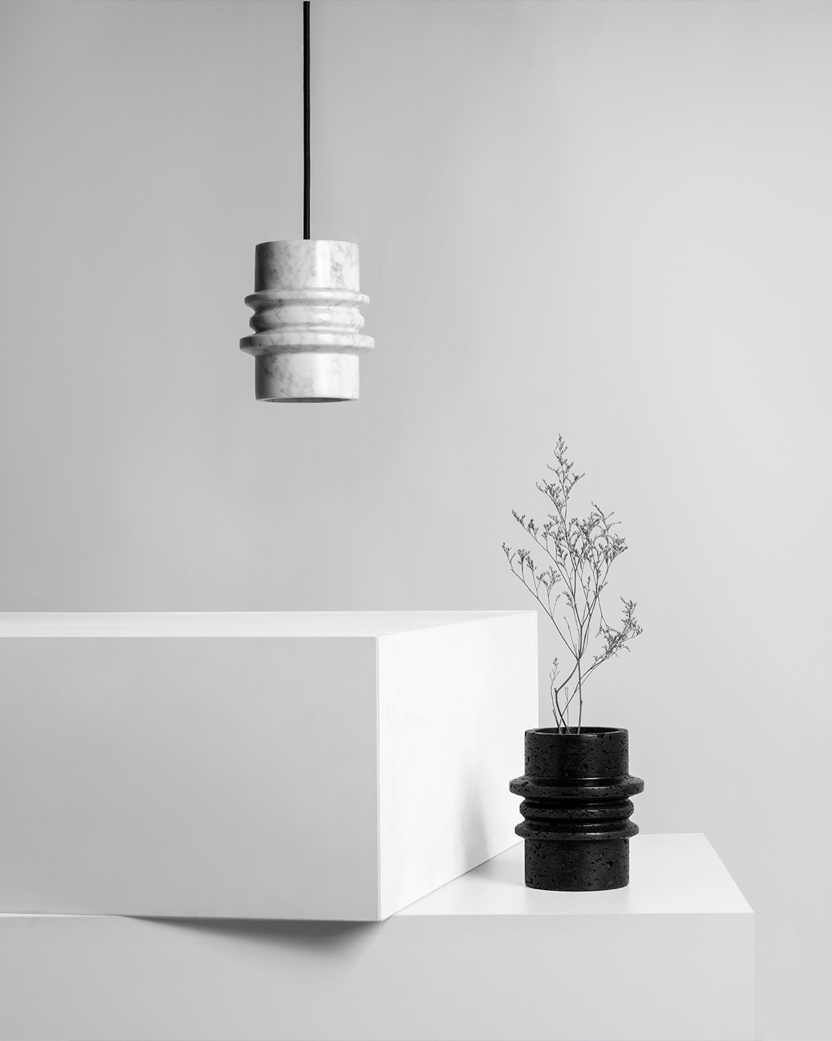 Circle Marble Pendant Light