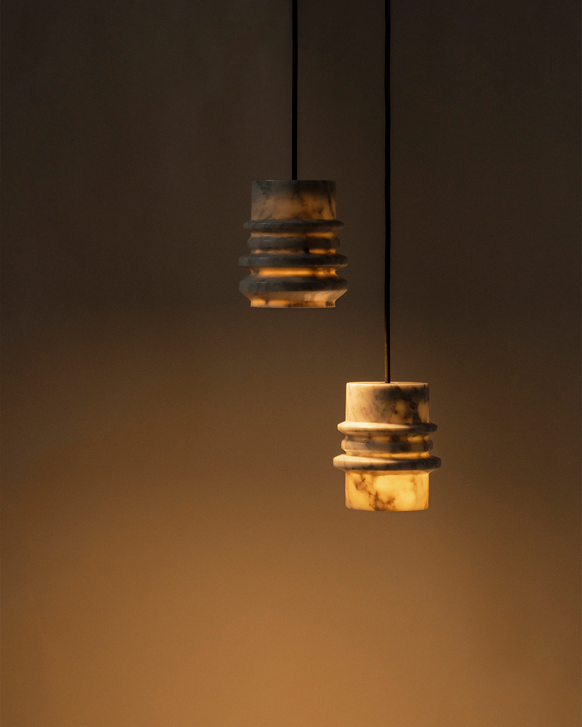 Circle Marble Pendant Light
