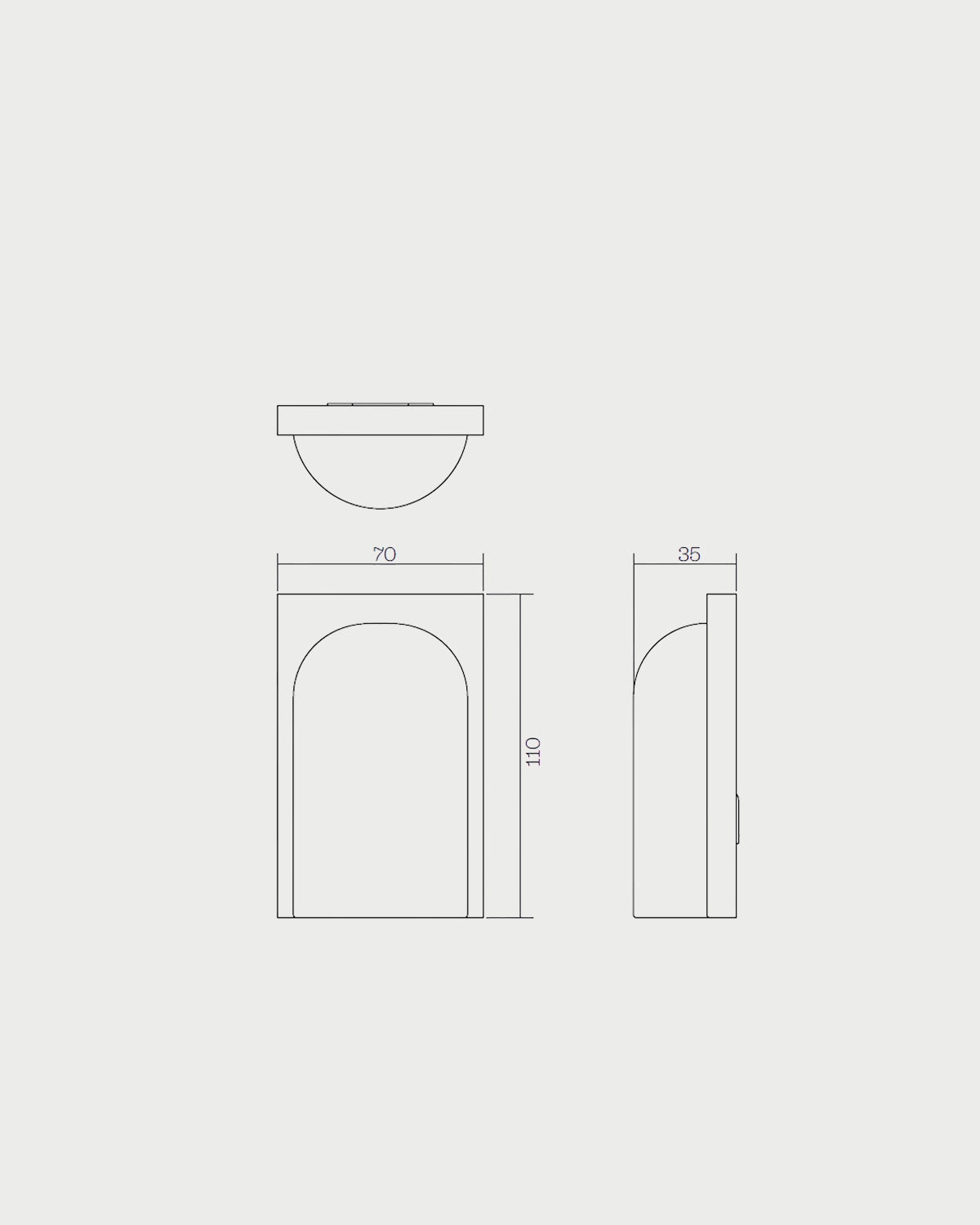 Coast Wall Light- Vertical