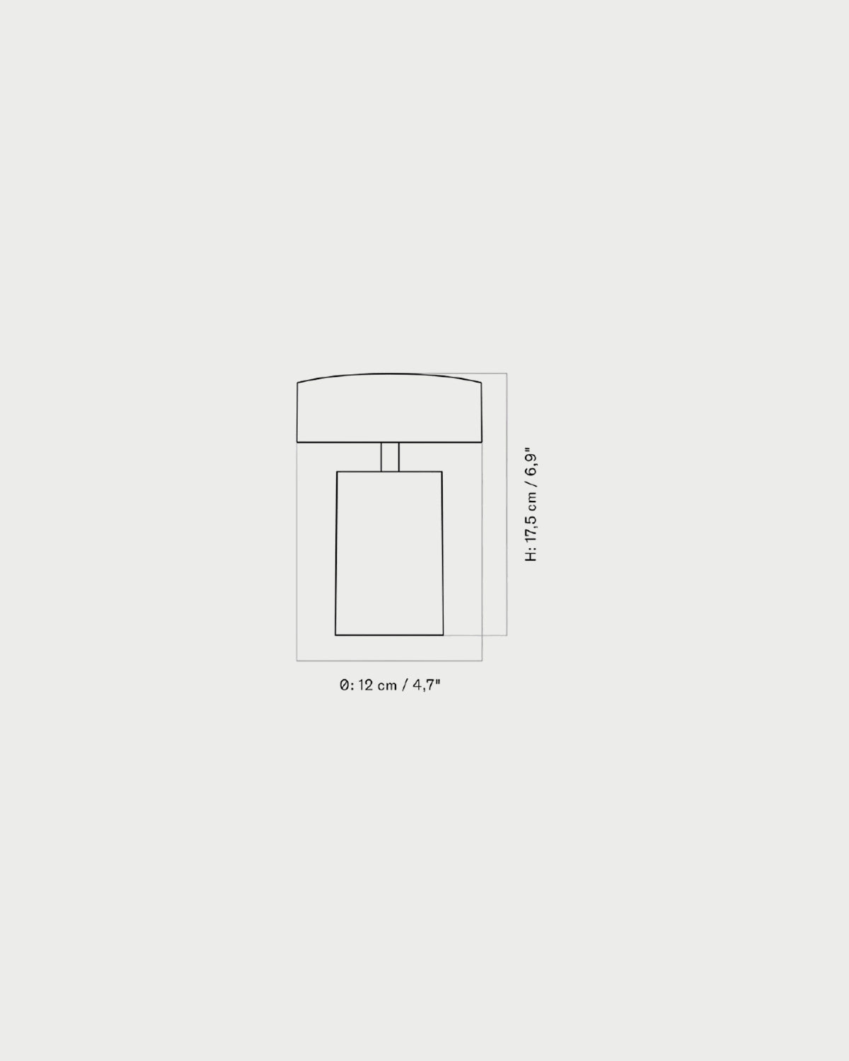 Column Portable Table Lamp