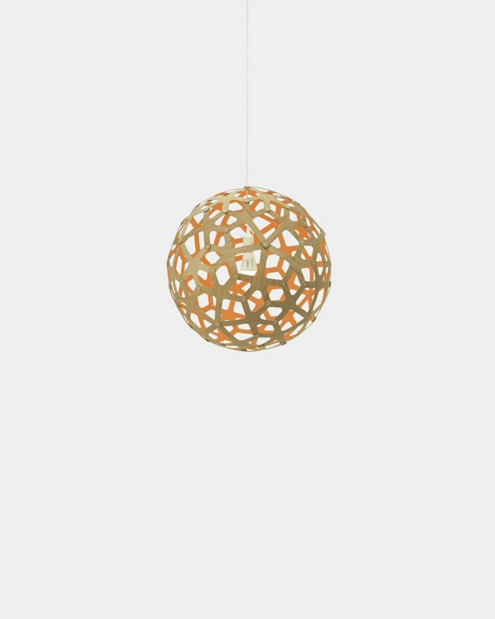 Coral Bamboo Pendant Light