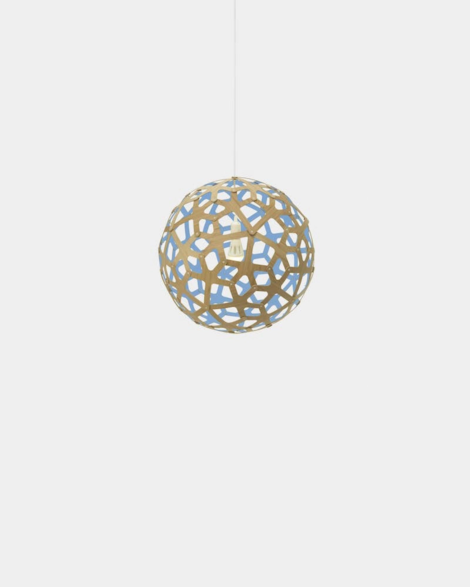 Coral Bamboo Pendant Light