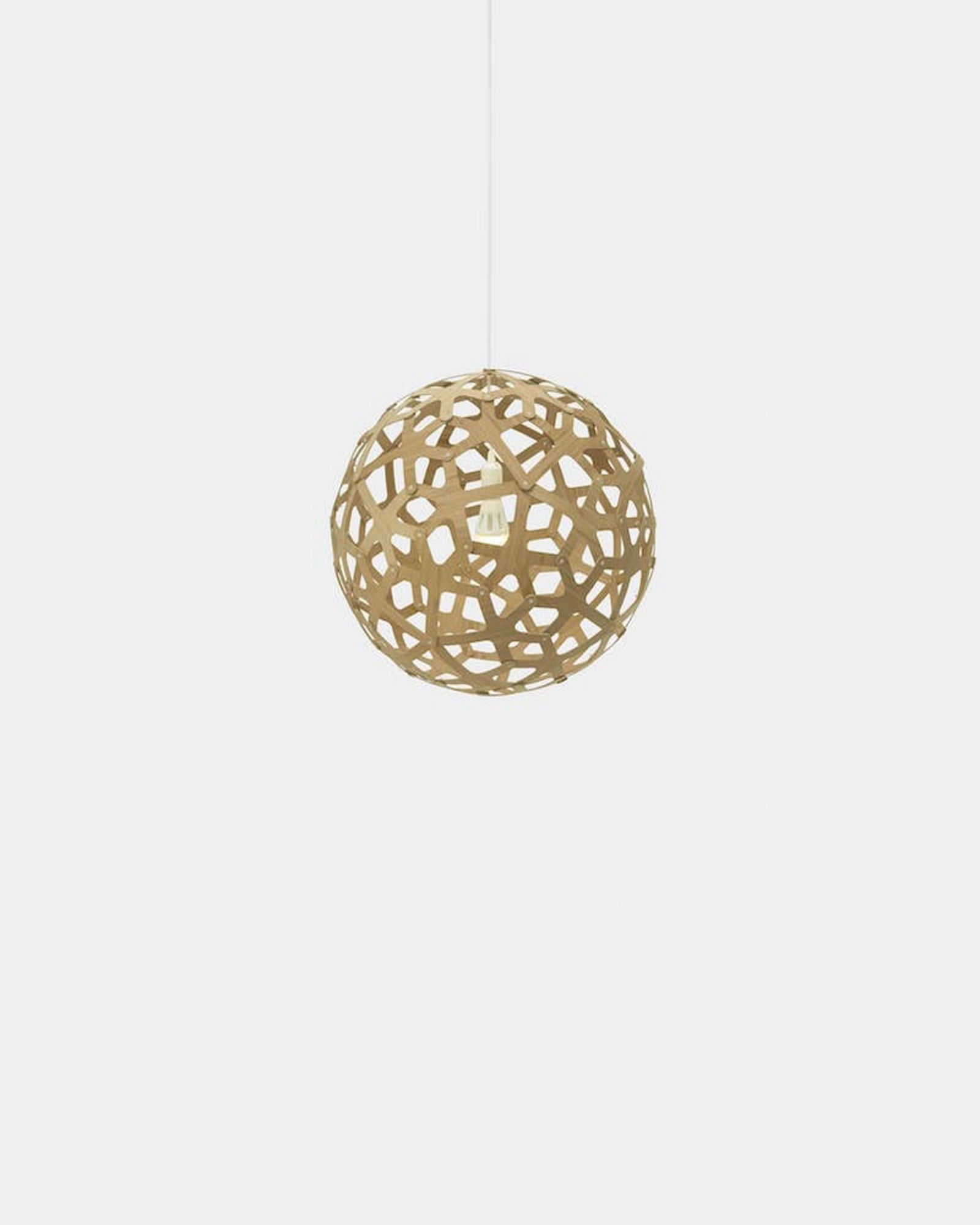 Coral Bamboo Pendant Light