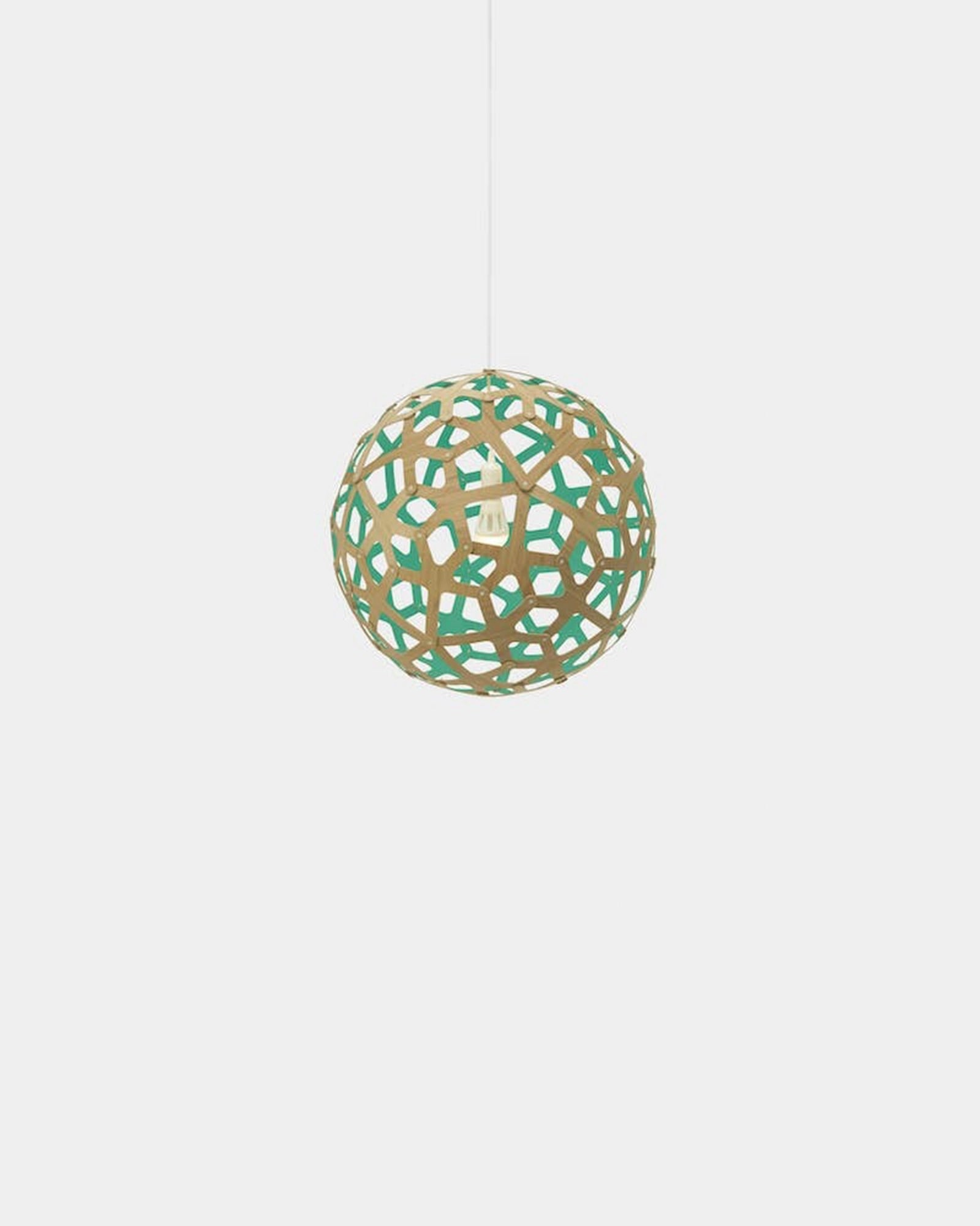 Coral Bamboo Pendant Light