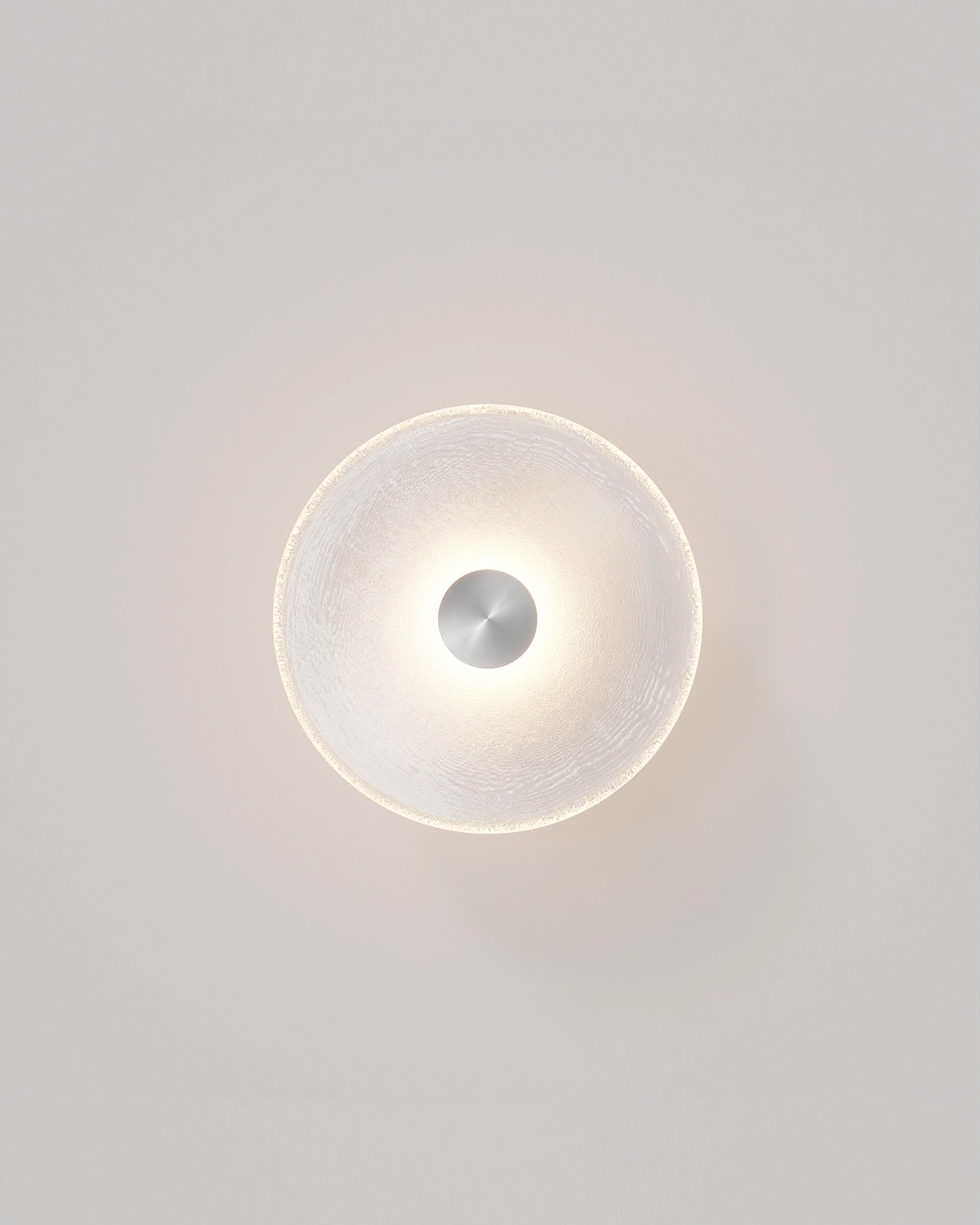 Coral Frosted Wall Light