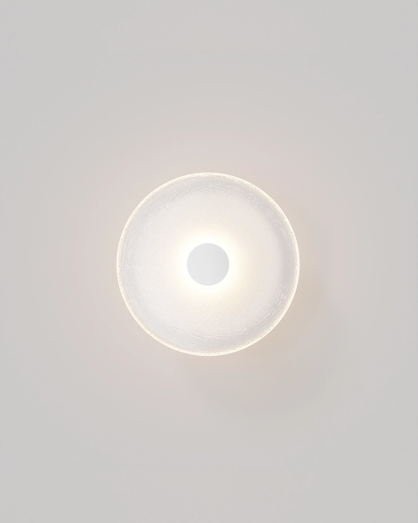 Coral Frosted Wall Light
