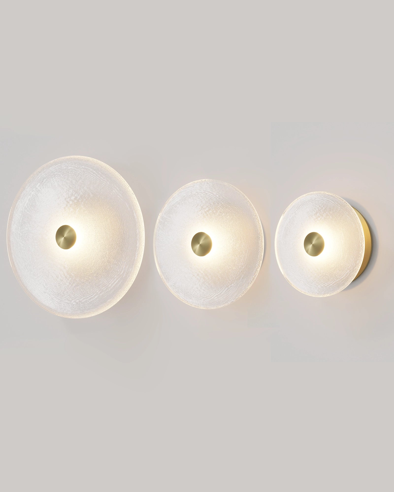 Coral Frosted Wall Light