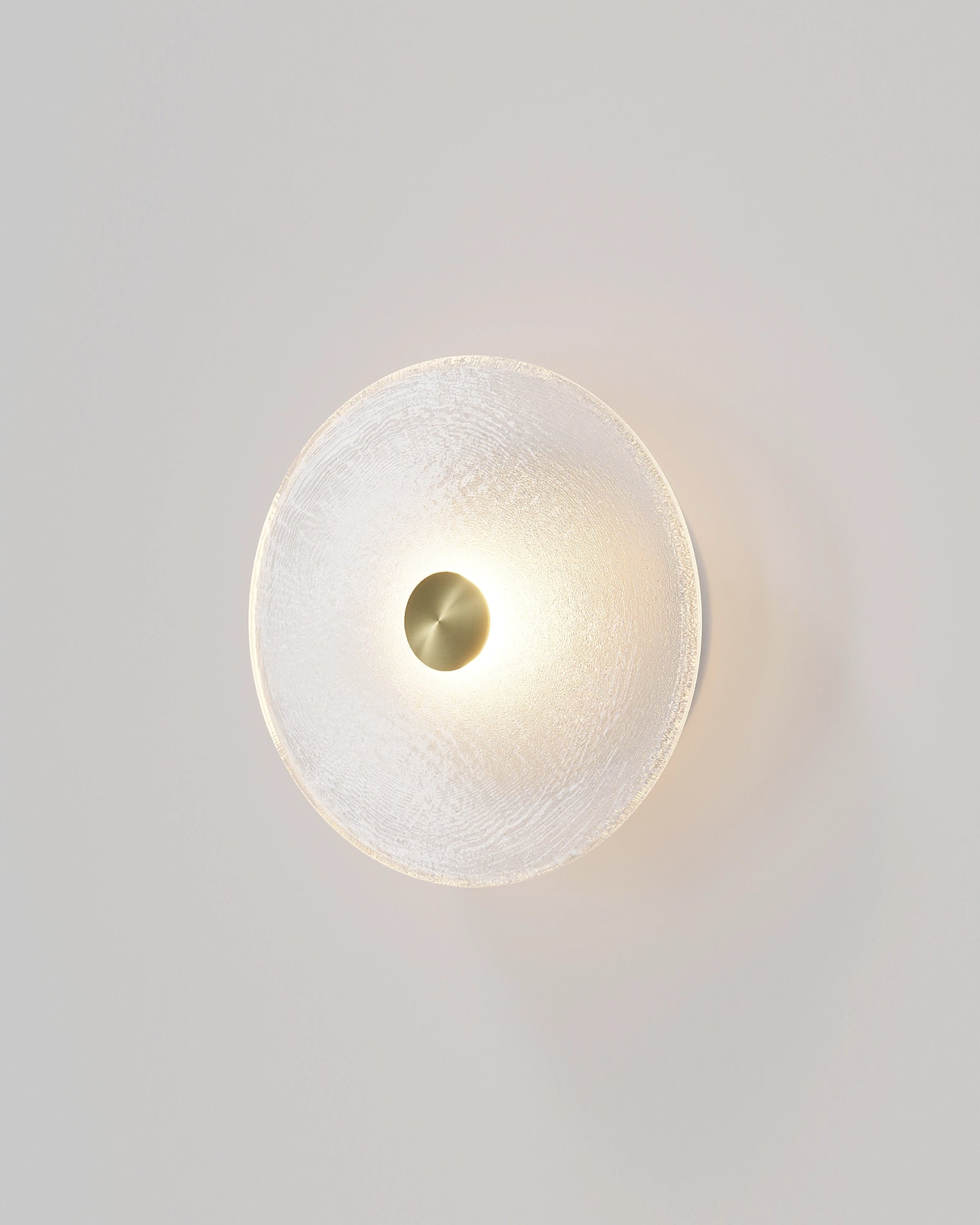 Coral Frosted Wall Light