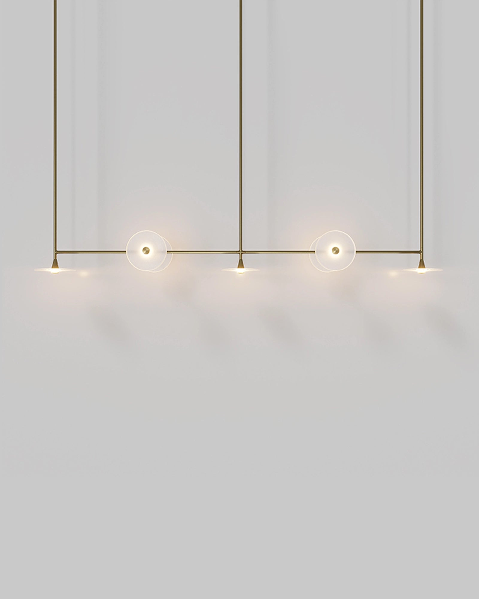 Coral Linear Rod 7lt Pendant Light