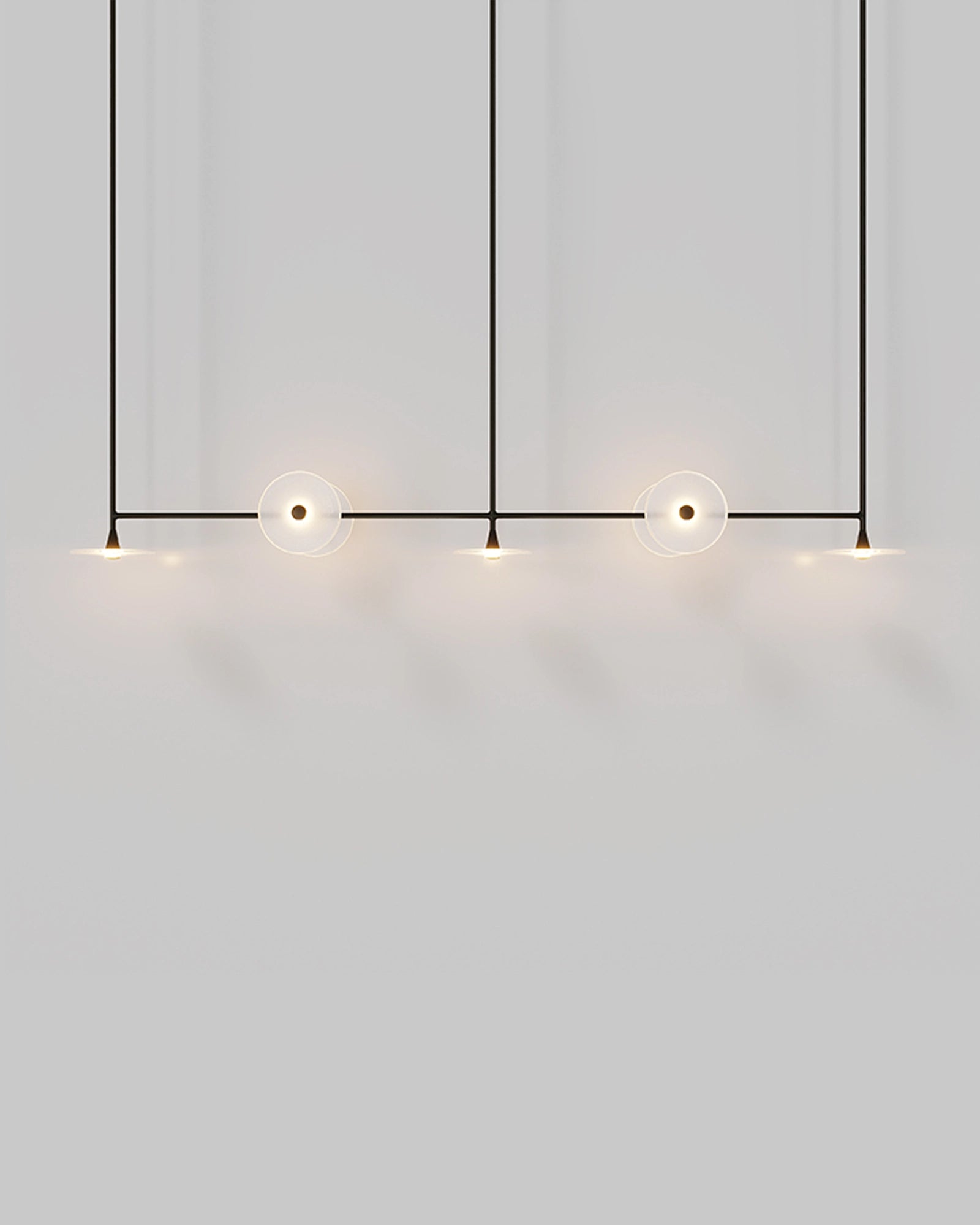 Coral Linear Rod 7lt Pendant Light