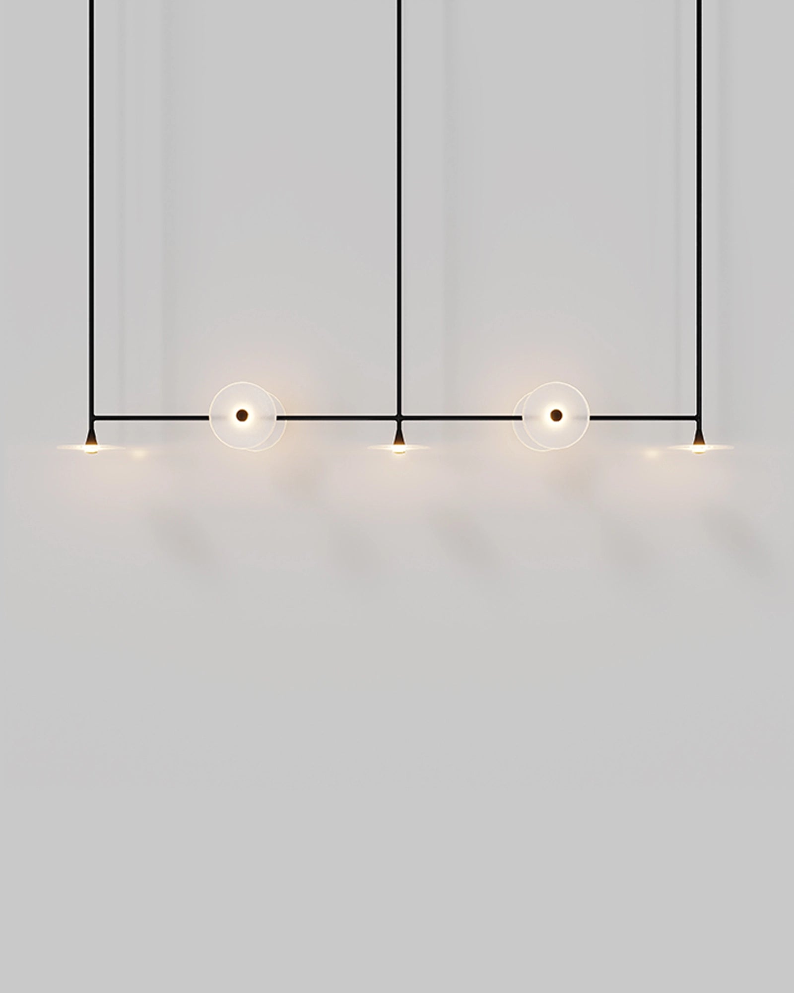 Coral Linear Rod 7lt Pendant Light