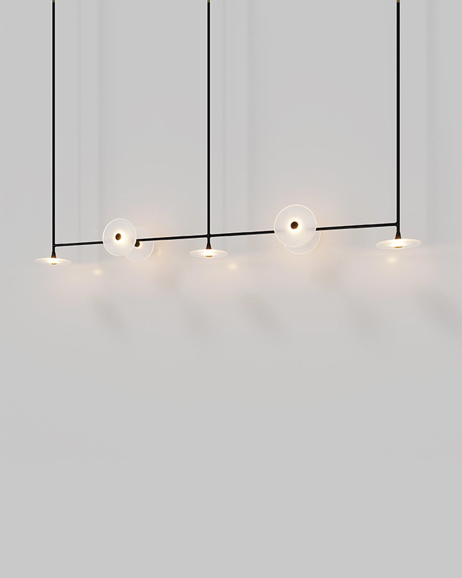 Coral Linear Rod 7lt Pendant Light