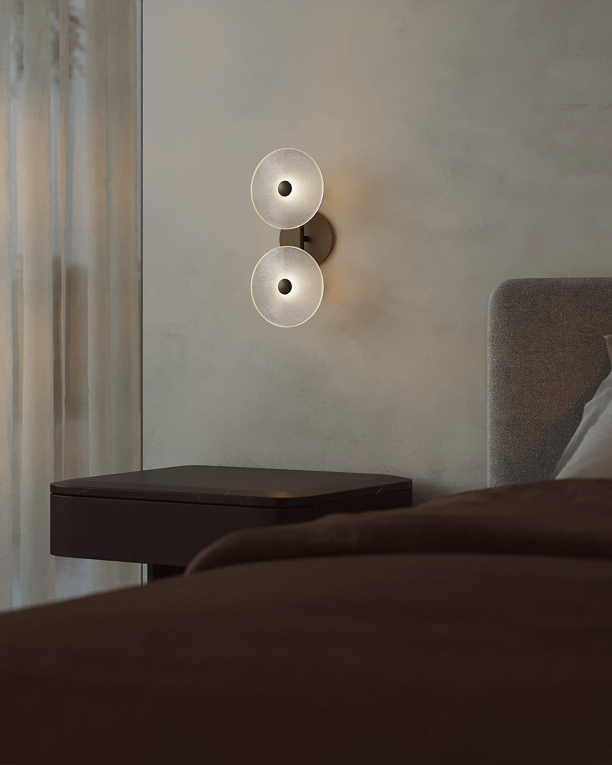 Coral Duo Rod Wall Light