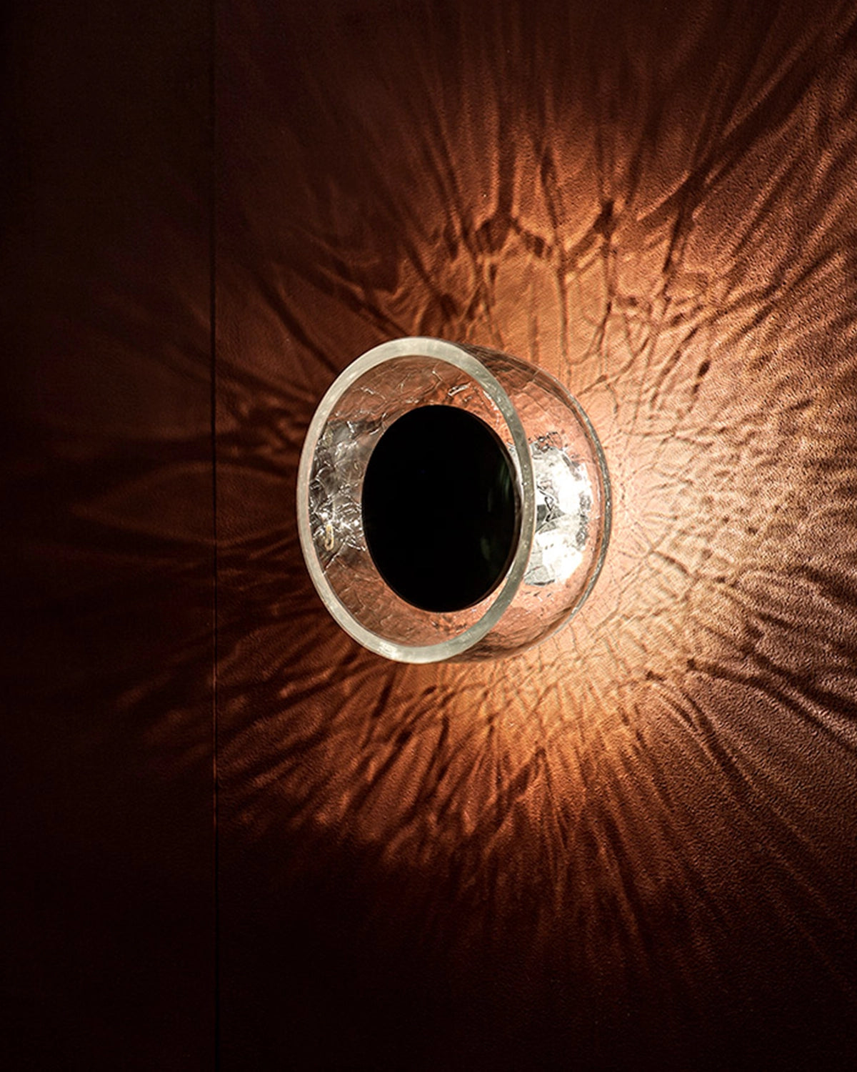 Crackle Wall Light