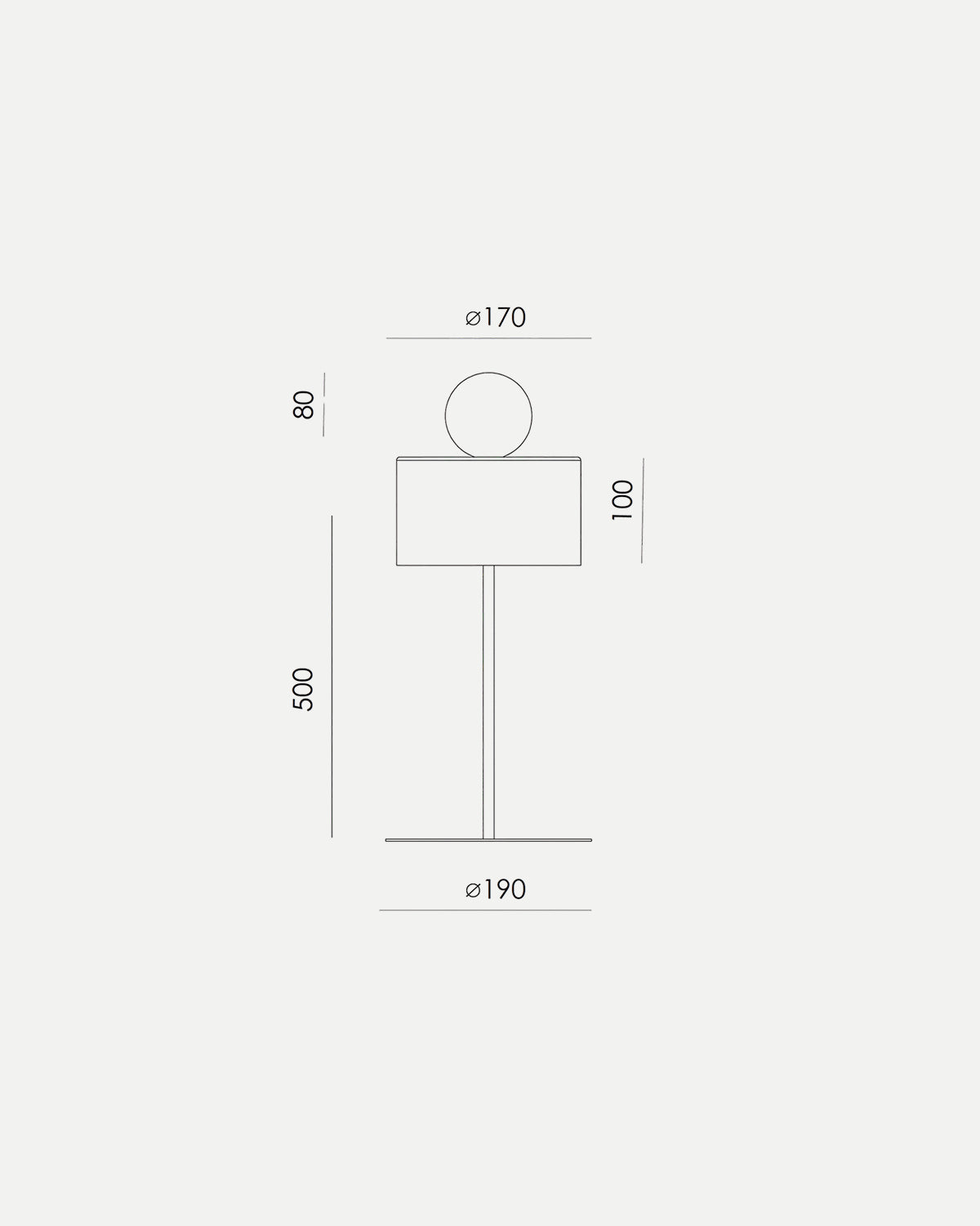 Curn Table Lamp