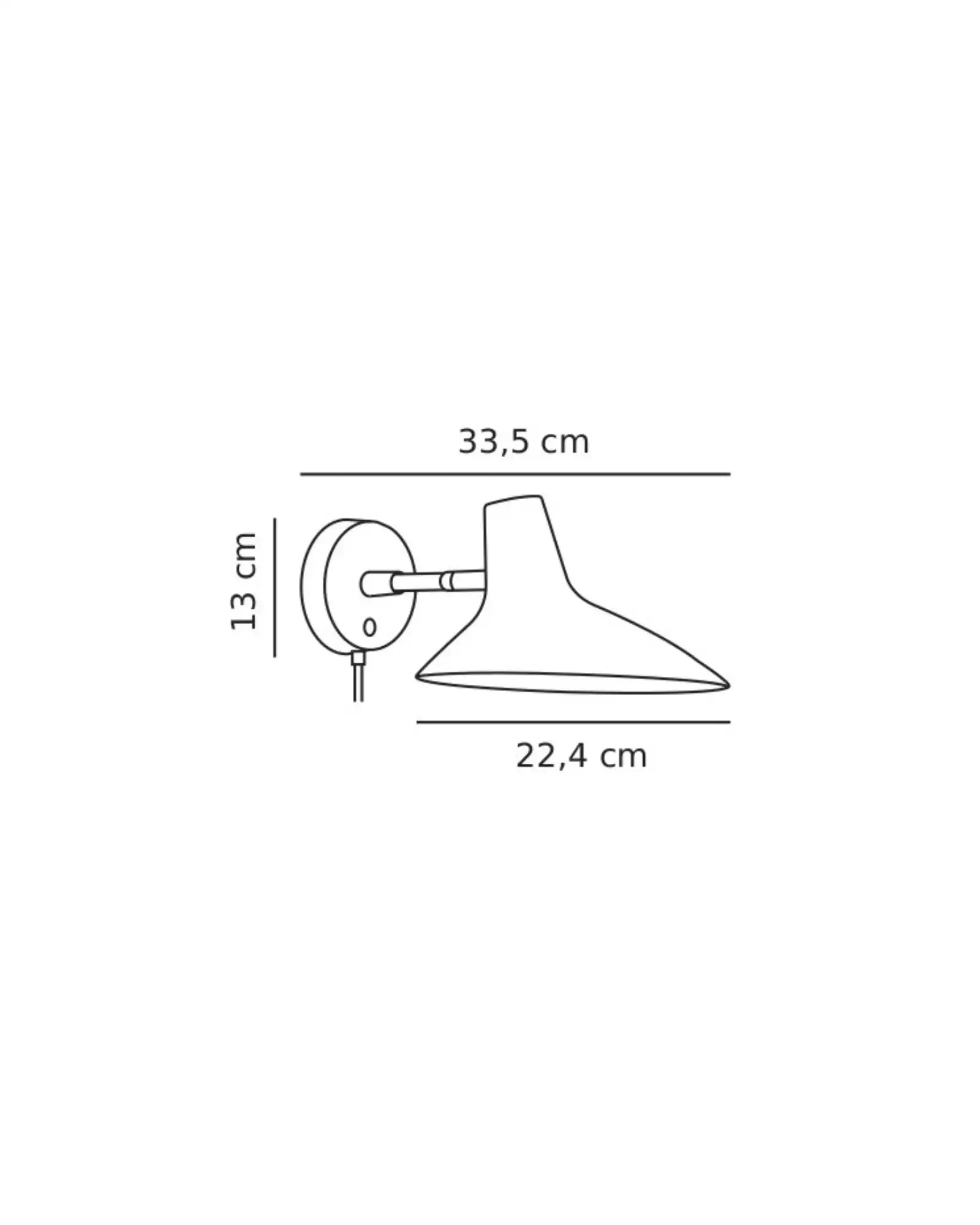 Darci Short Wall Light
