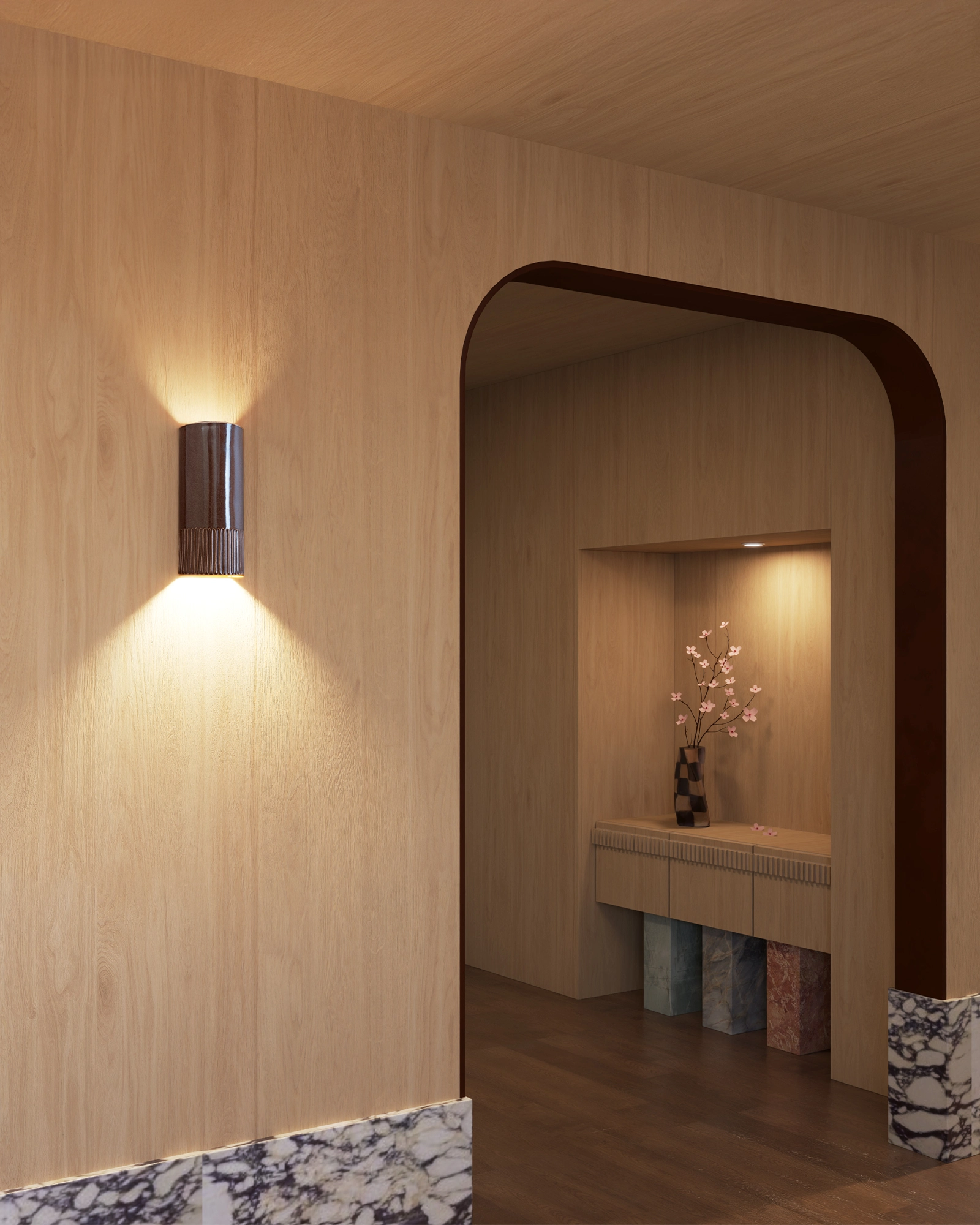 Day Tall Colour Wall Light