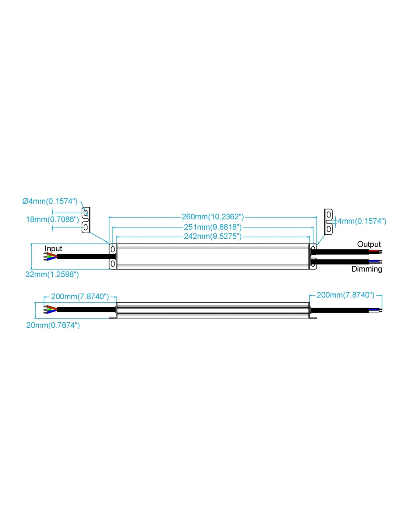 Indoor LED Strip Dimmable Driver (12V-30W)
