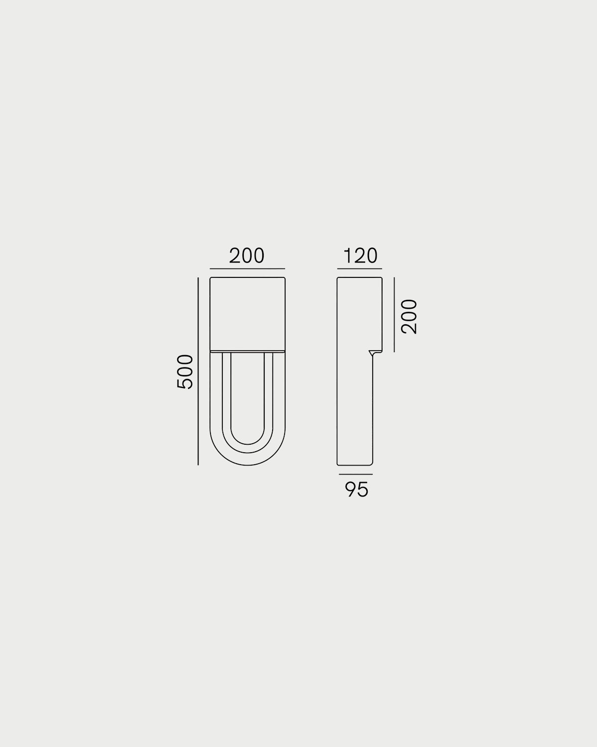 Dolmen Large Wall Light
