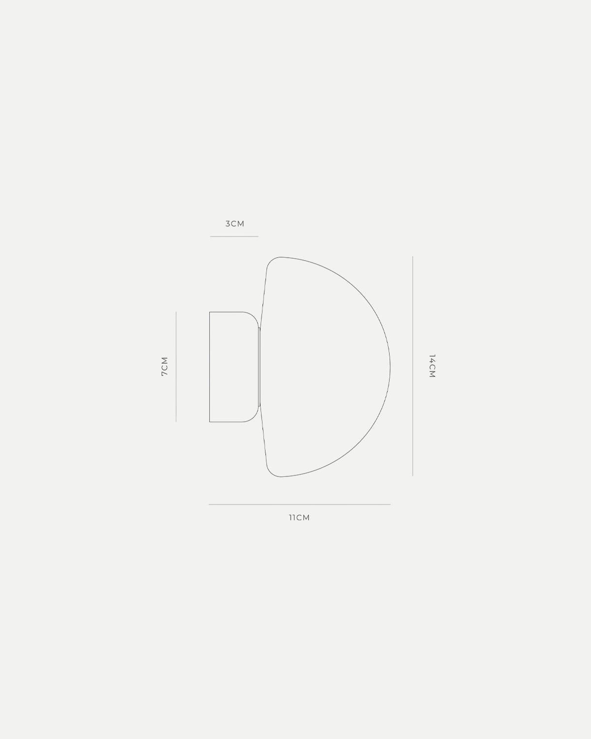 Dome Deco Wall Light