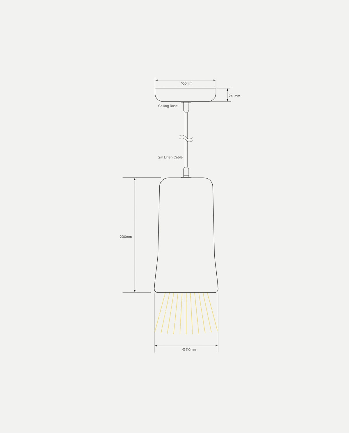 Dusked Pendant Light