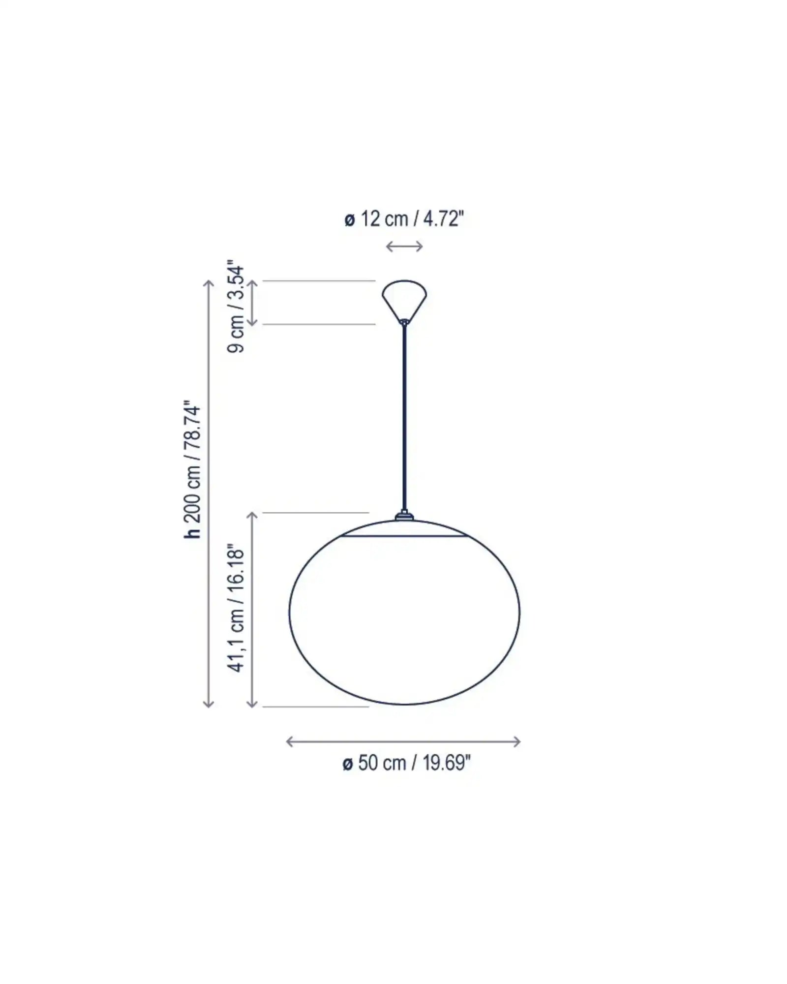 Elipse Outdoor Pendant Light