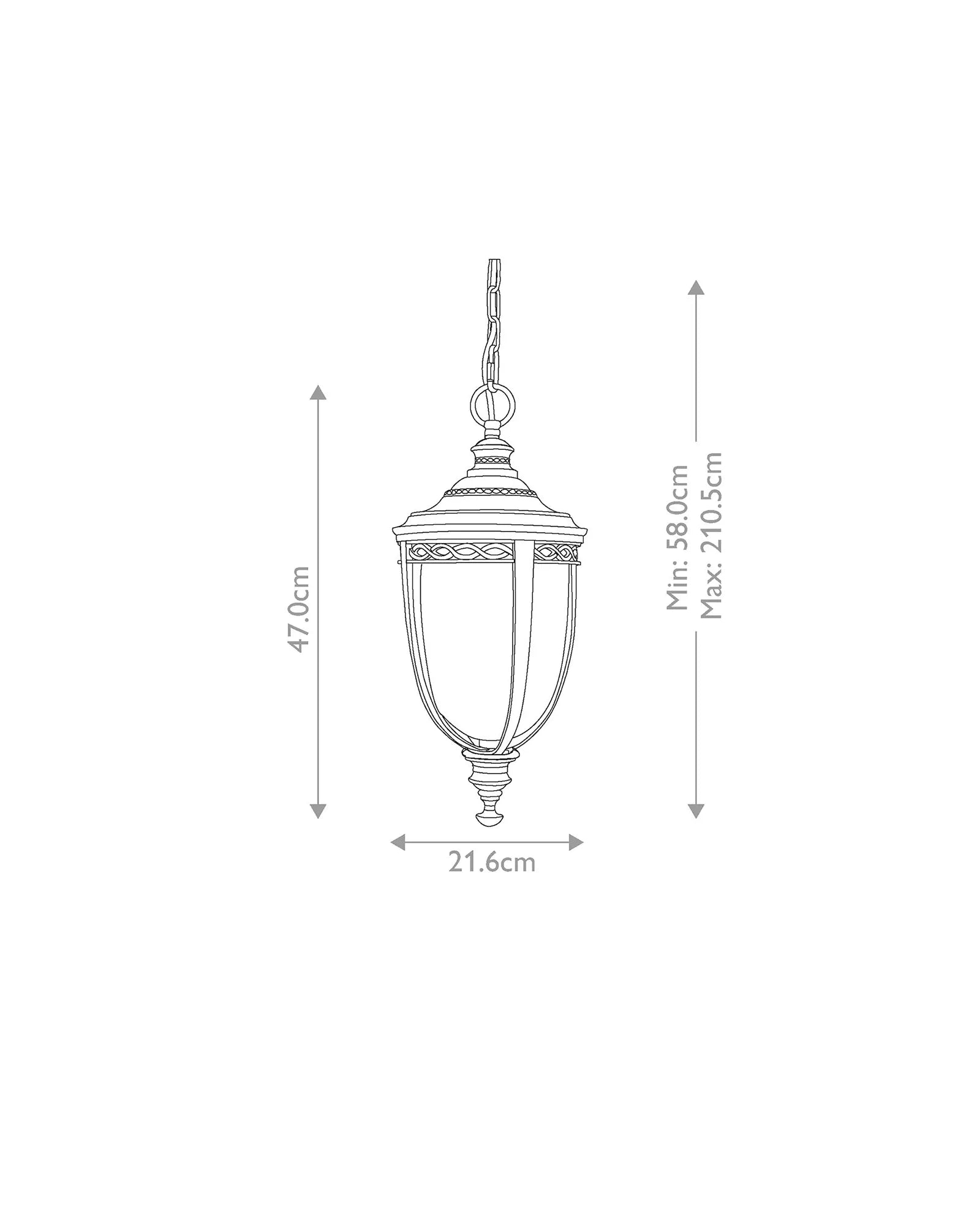 English Bridle Pendant Light