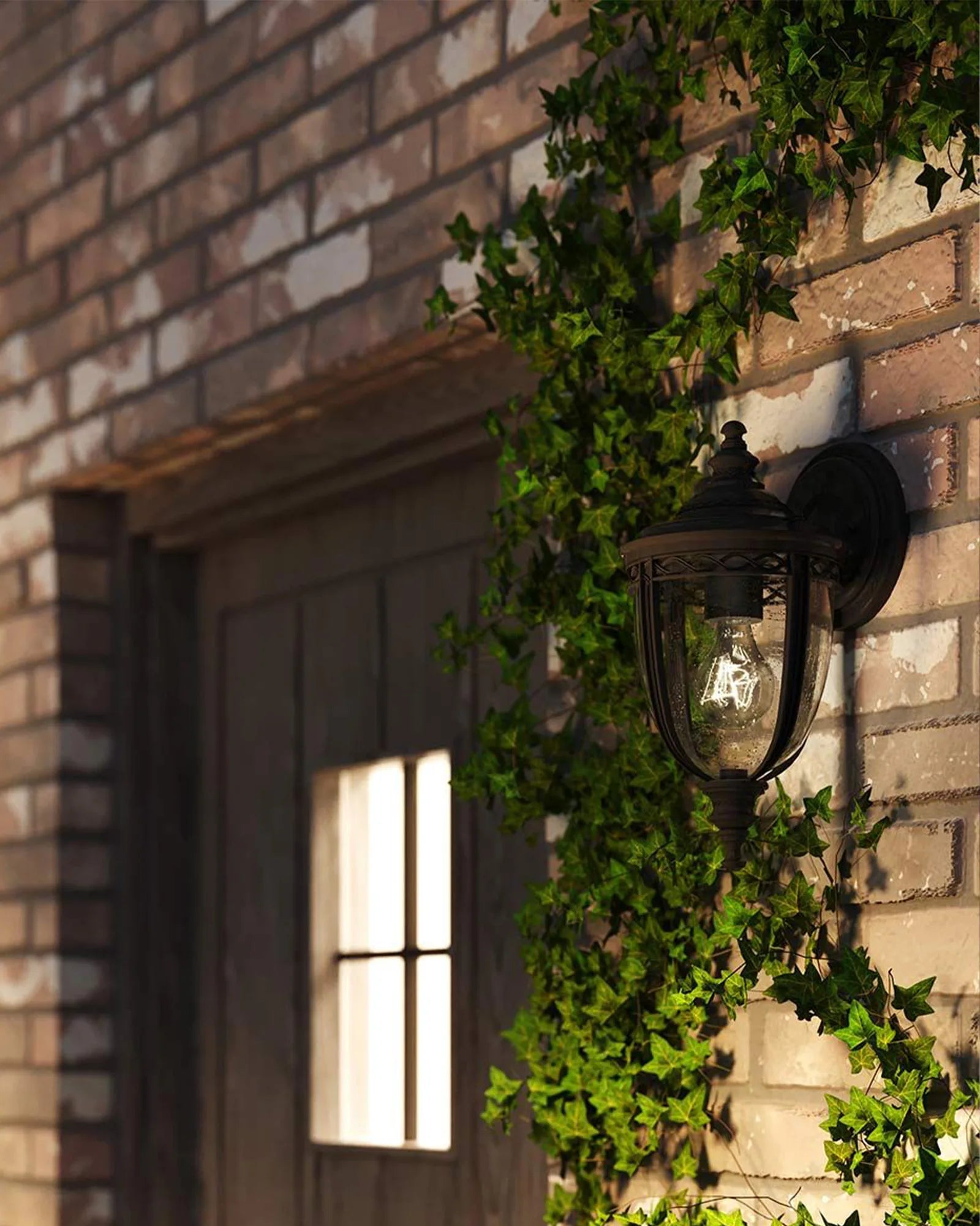 English Small Bridle Wall Light