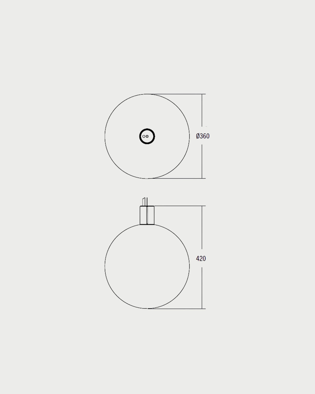 Eon Sans Pendant Light