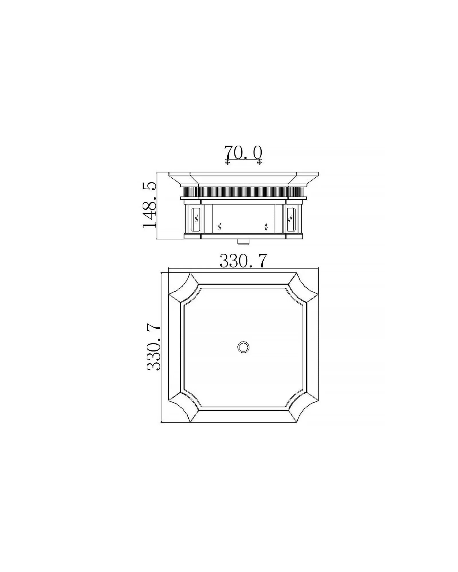 Federal Ceiling Light
