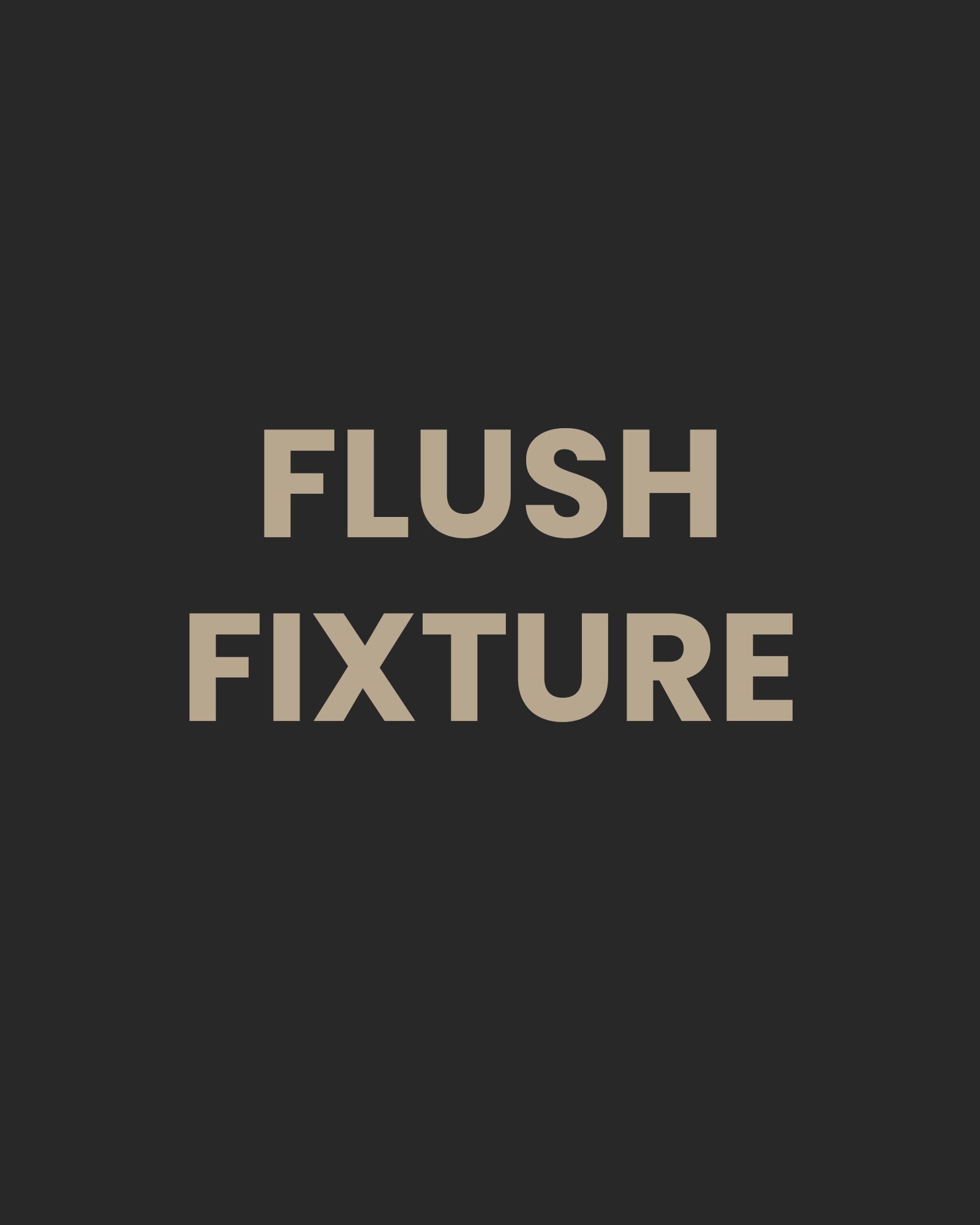 Flush Wall Fixture