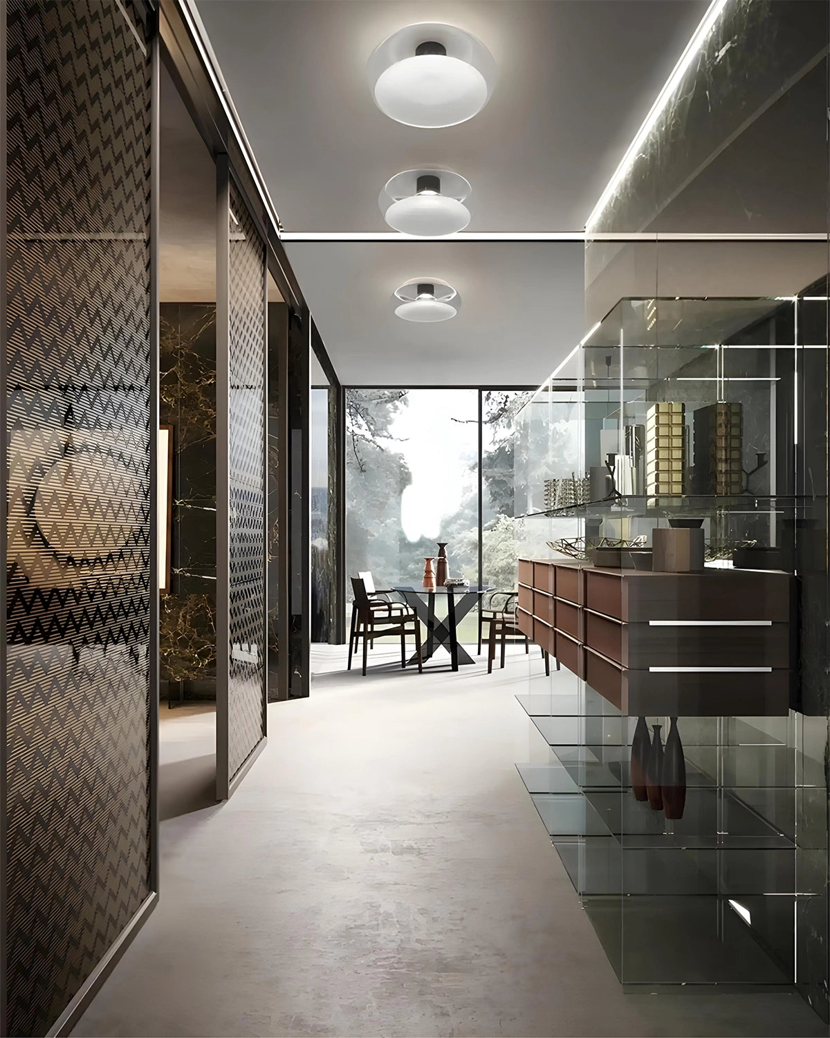 Fold Ceiling Light